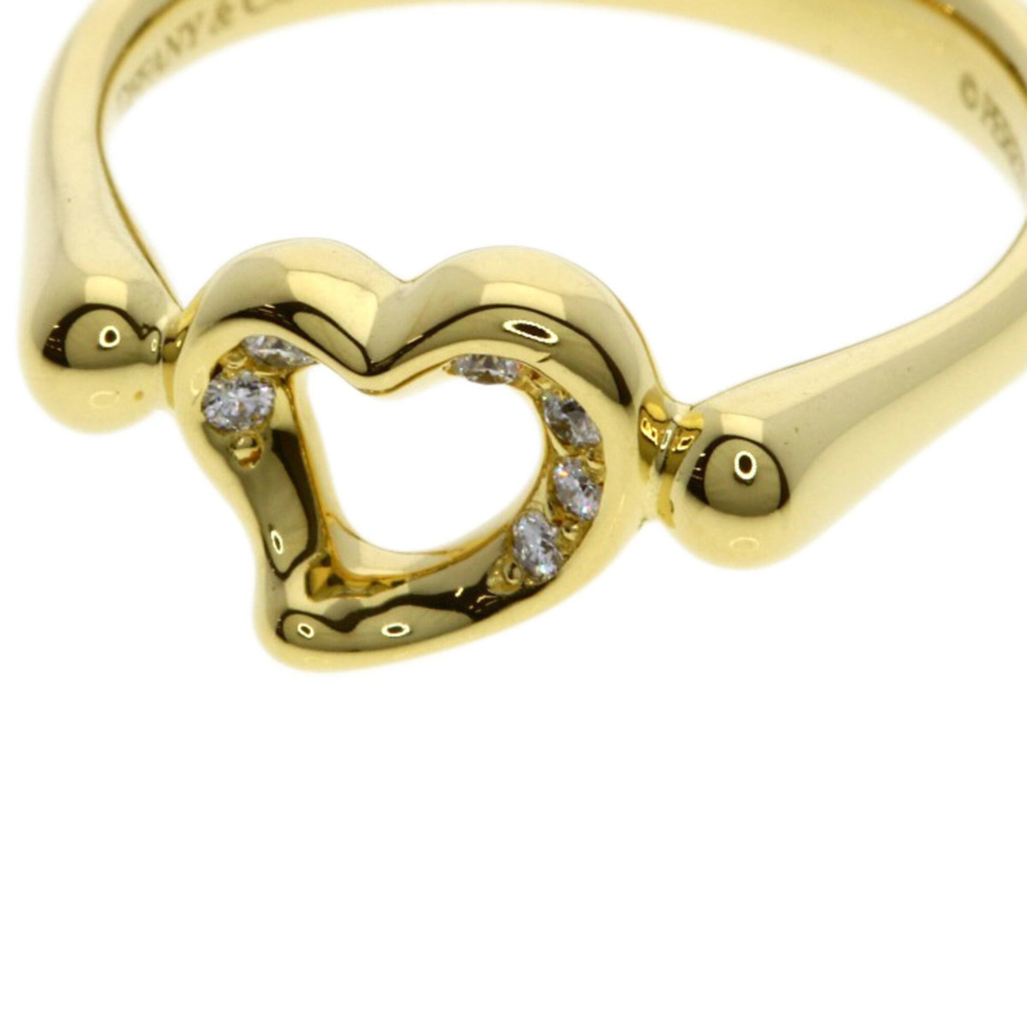 Tiffany Open Heart Yellow Gold (18K) Band Ring (Pre-Owned)