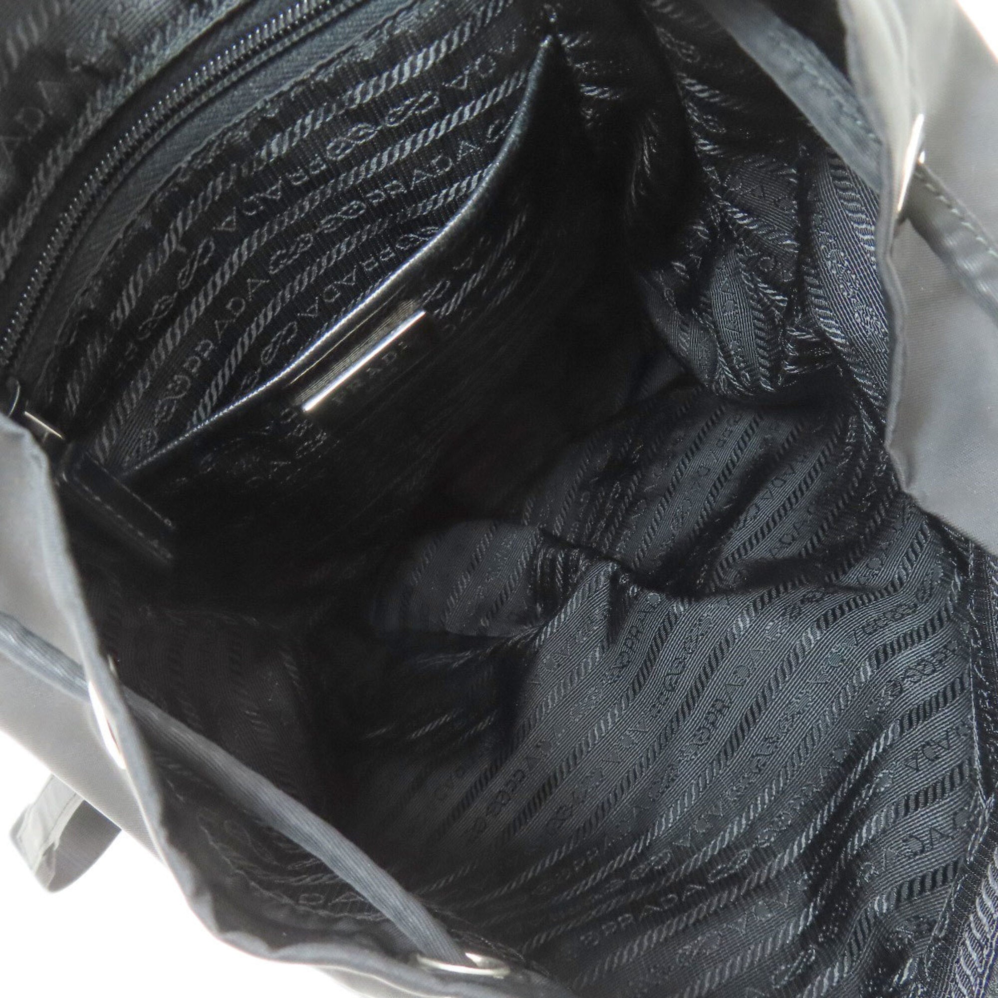 Prada Black Nylon Backpack (Pre-Owned)