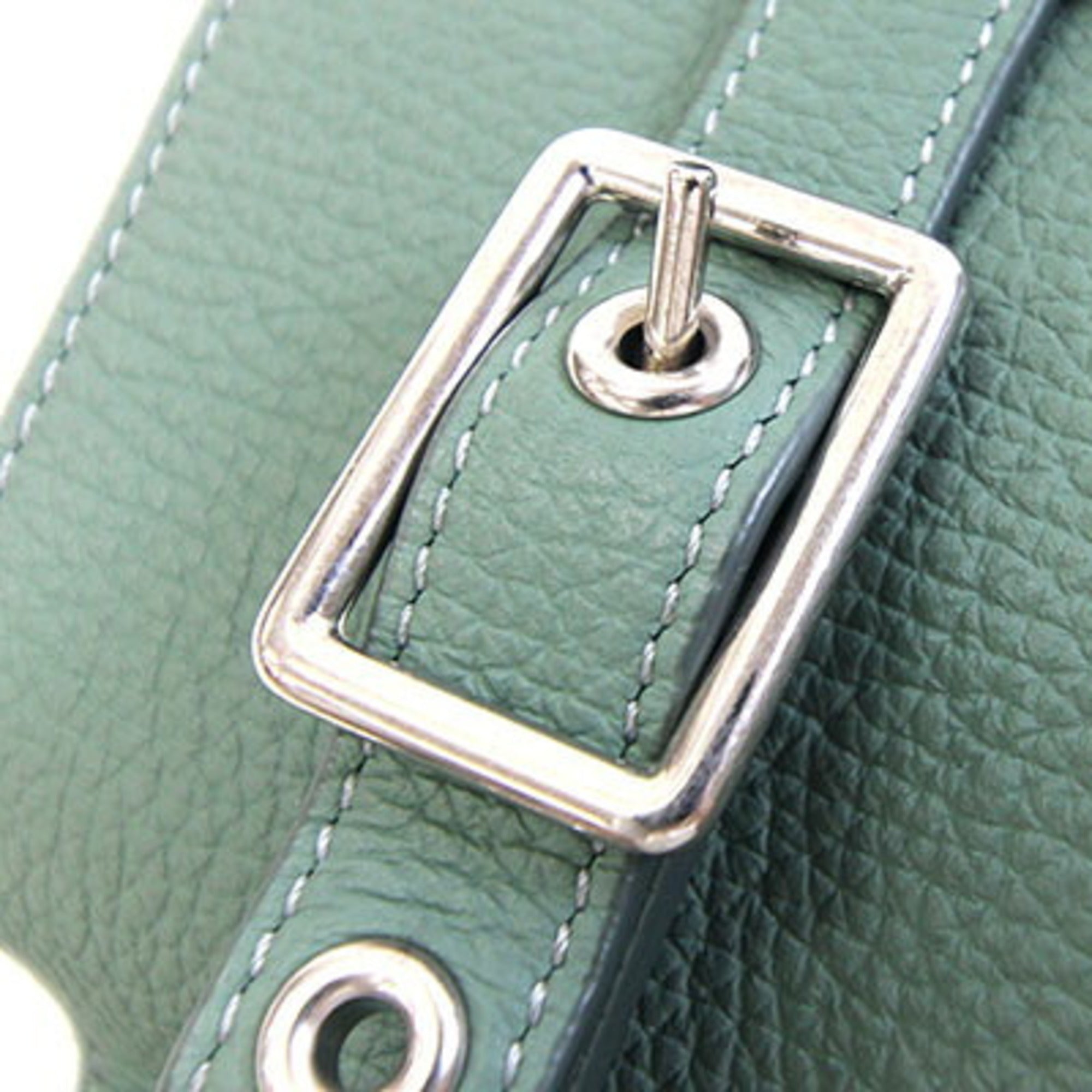 Celine Green Leather Handbag (Pre-Owned)