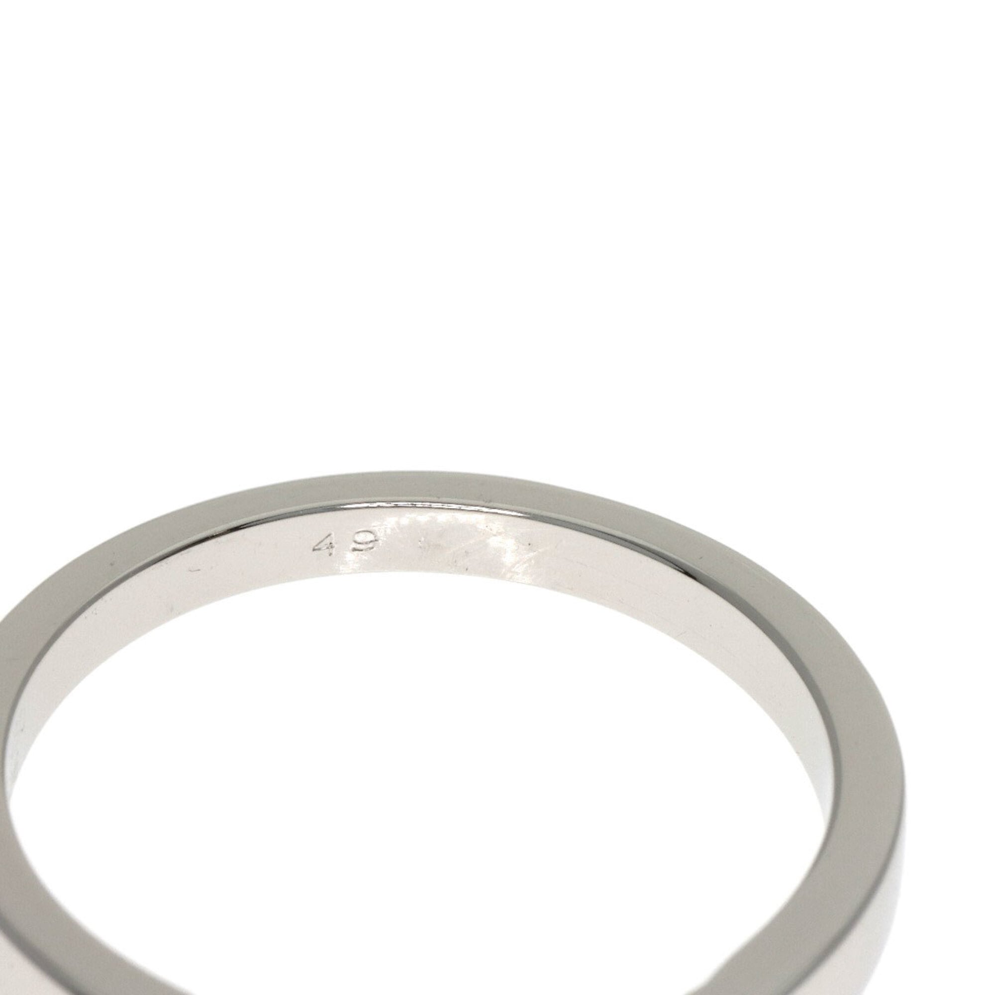 Van Cleef & Arpels Platinum Platinum 950 Band Ring (Pre-Owned)