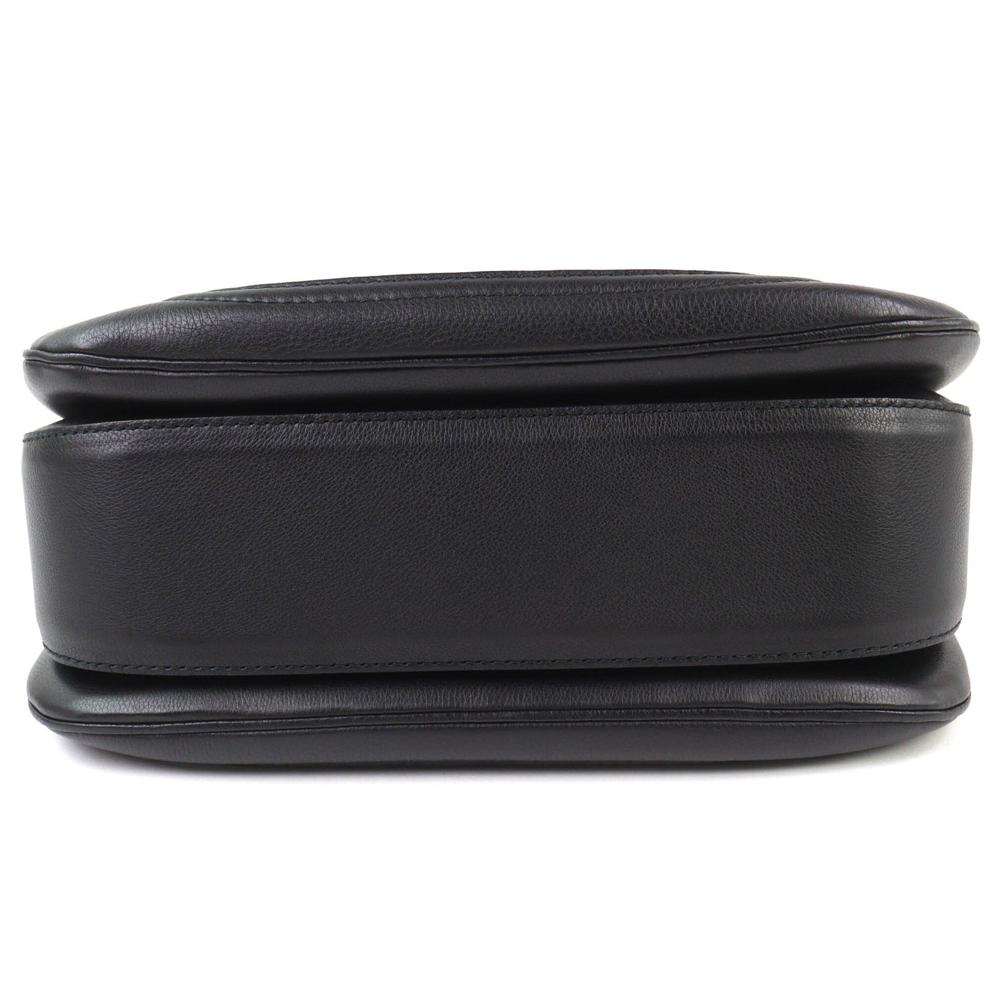 Gucci Black Leather Handbag Shoulder Bag (Pre-Owned)