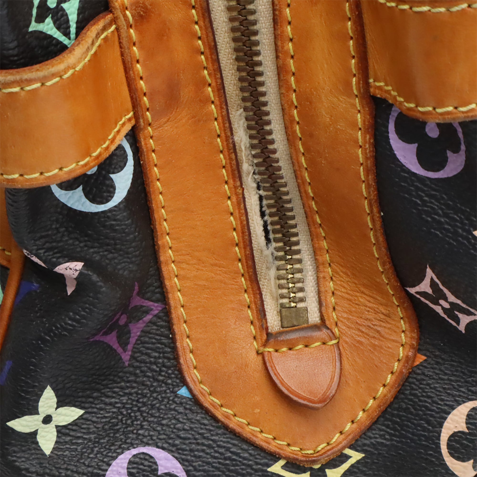 Louis Vuitton Black Multi-Color Noir Monogram Multicolore Handbag Shoulder Bag (Pre-Owned)