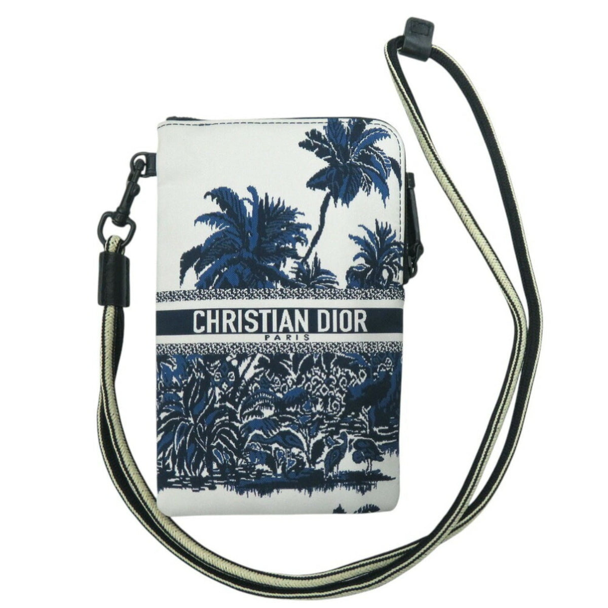 Christian Dior Blue Nylon Fabric Shoulder Bag (Pre-Owned)