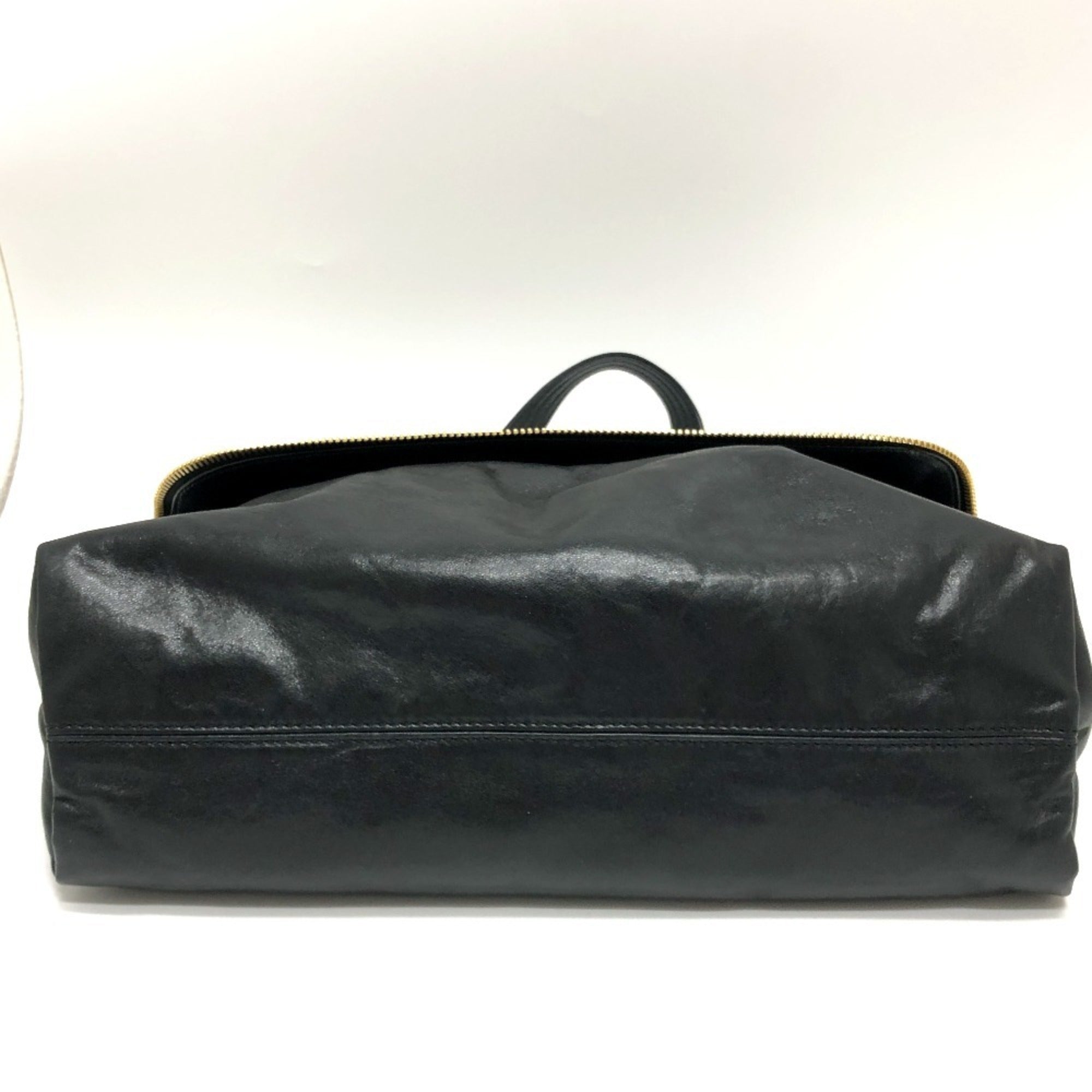 Fendi Black Leather Handbag Shoulder Bag (Pre-Owned)