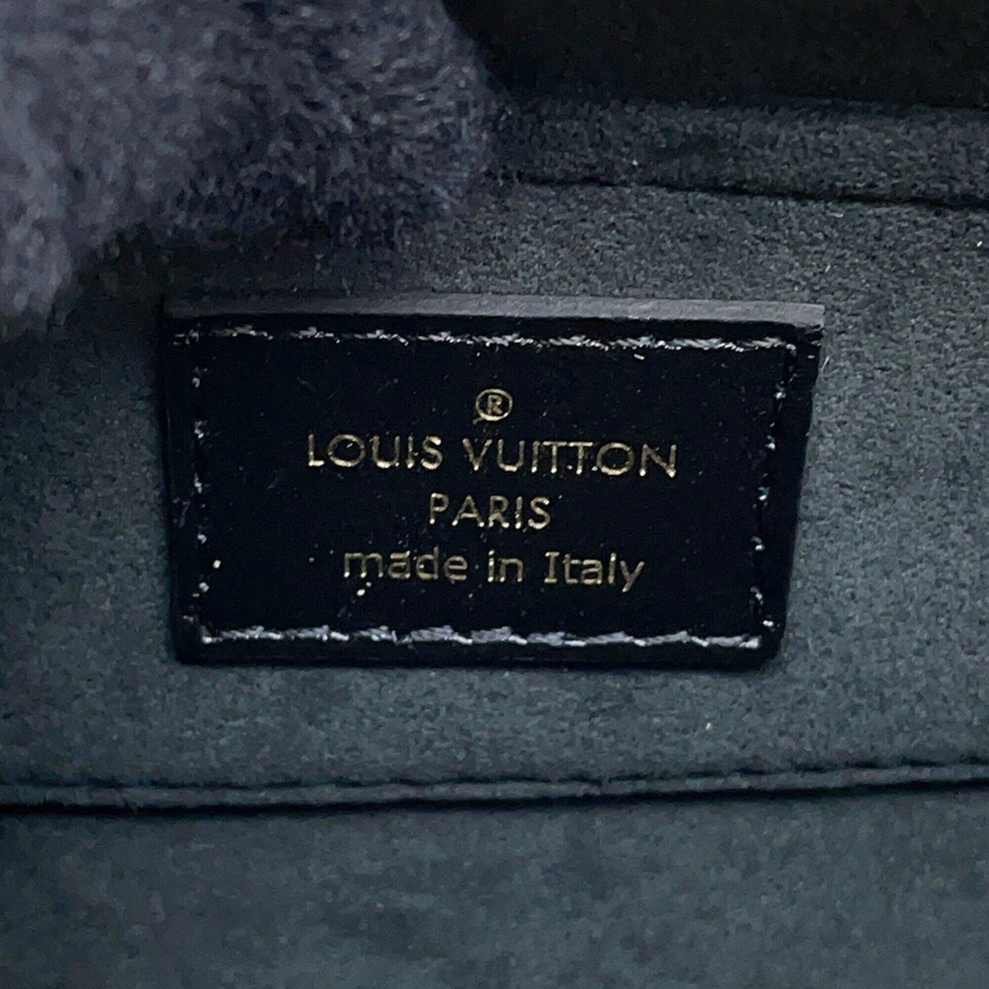 Louis Vuitton Monogram Multi-Color Noir Monogram Leather Handbag (Pre-Owned)