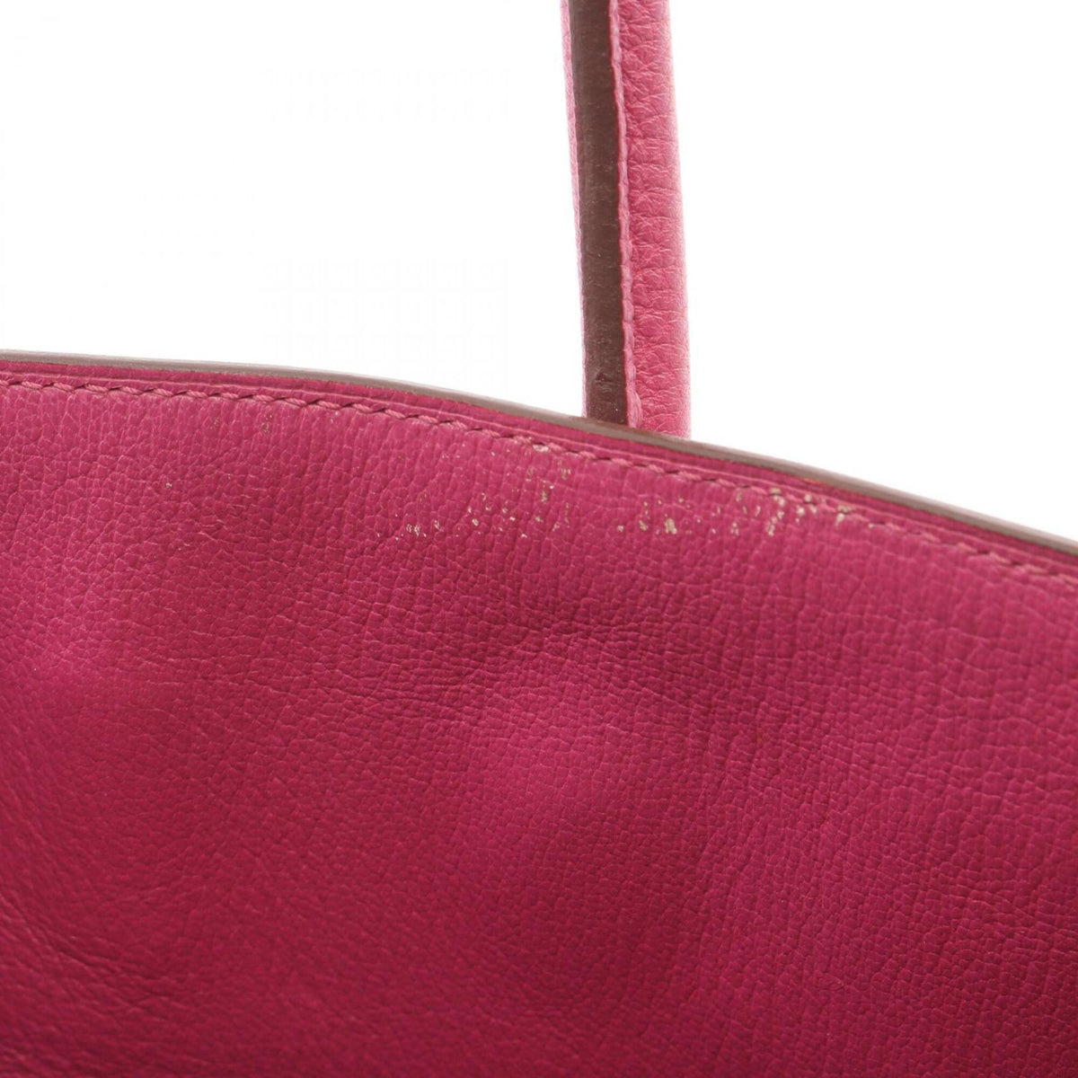 Hermes Pink Togo Leather Handbag (Pre-Owned)