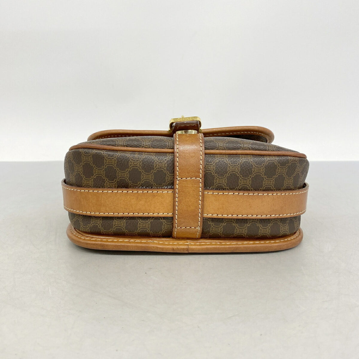 Celine Brown Pvc Shoulder Bag (Pre-Owned)