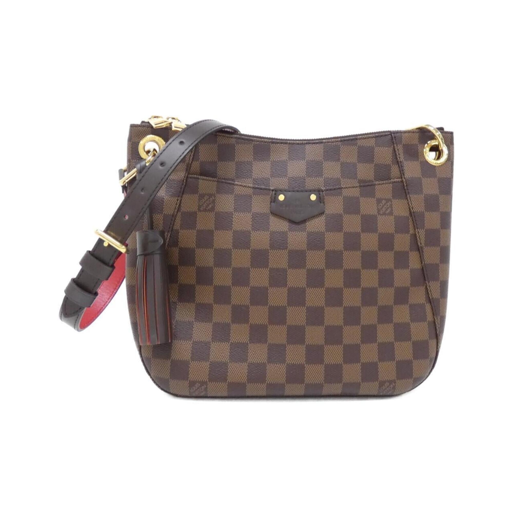 Louis Vuitton Damier Canvas Ebene Coated Canvas Shoulder Bag (Pre-Owned)