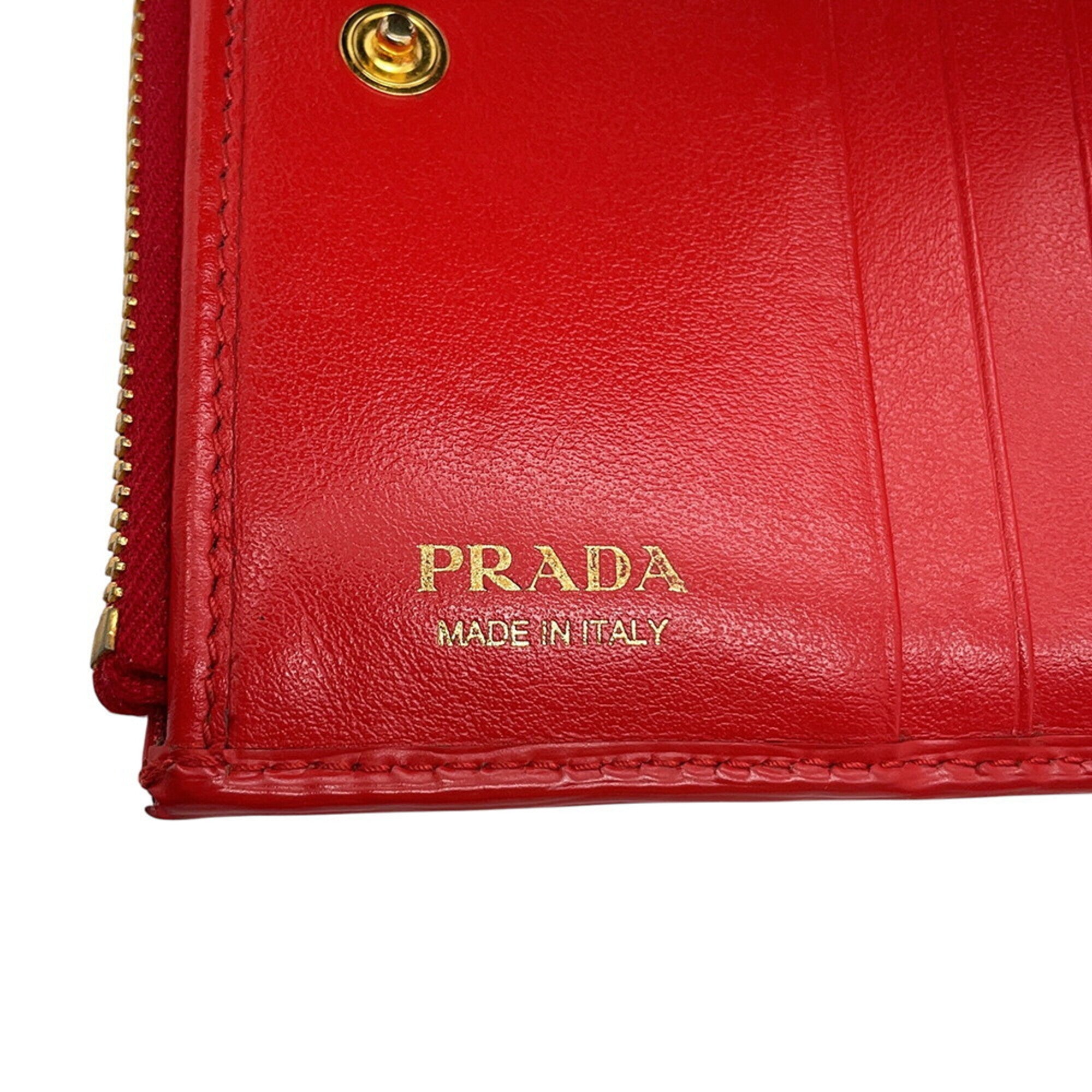 Prada Leather Wallet (Bi-Fold) (Pre-Owned)