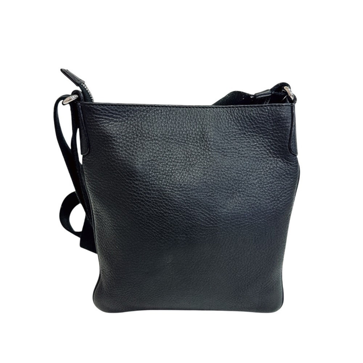 Bally Black Leather Pochette Shoulder Bag (Pre-Owned)