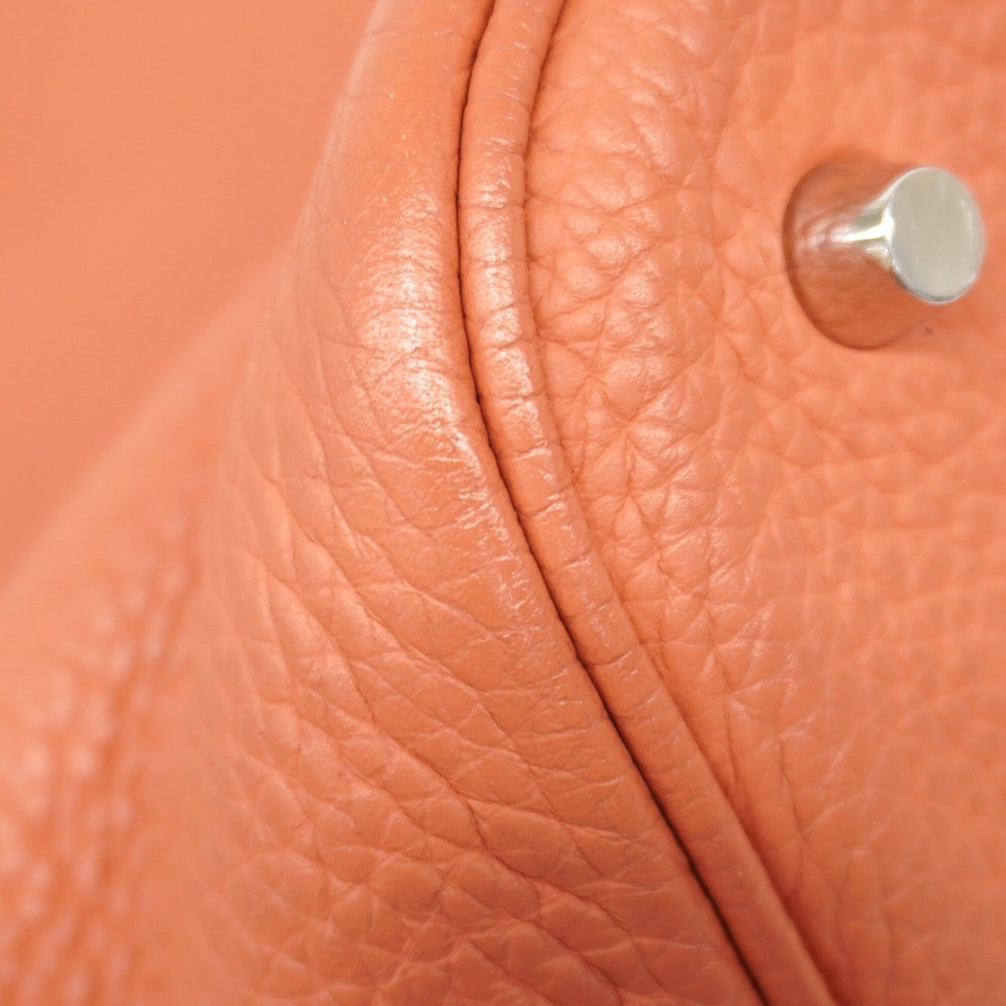 Hermes Crevette Taurillon Clemence Leather Handbag (Pre-Owned)