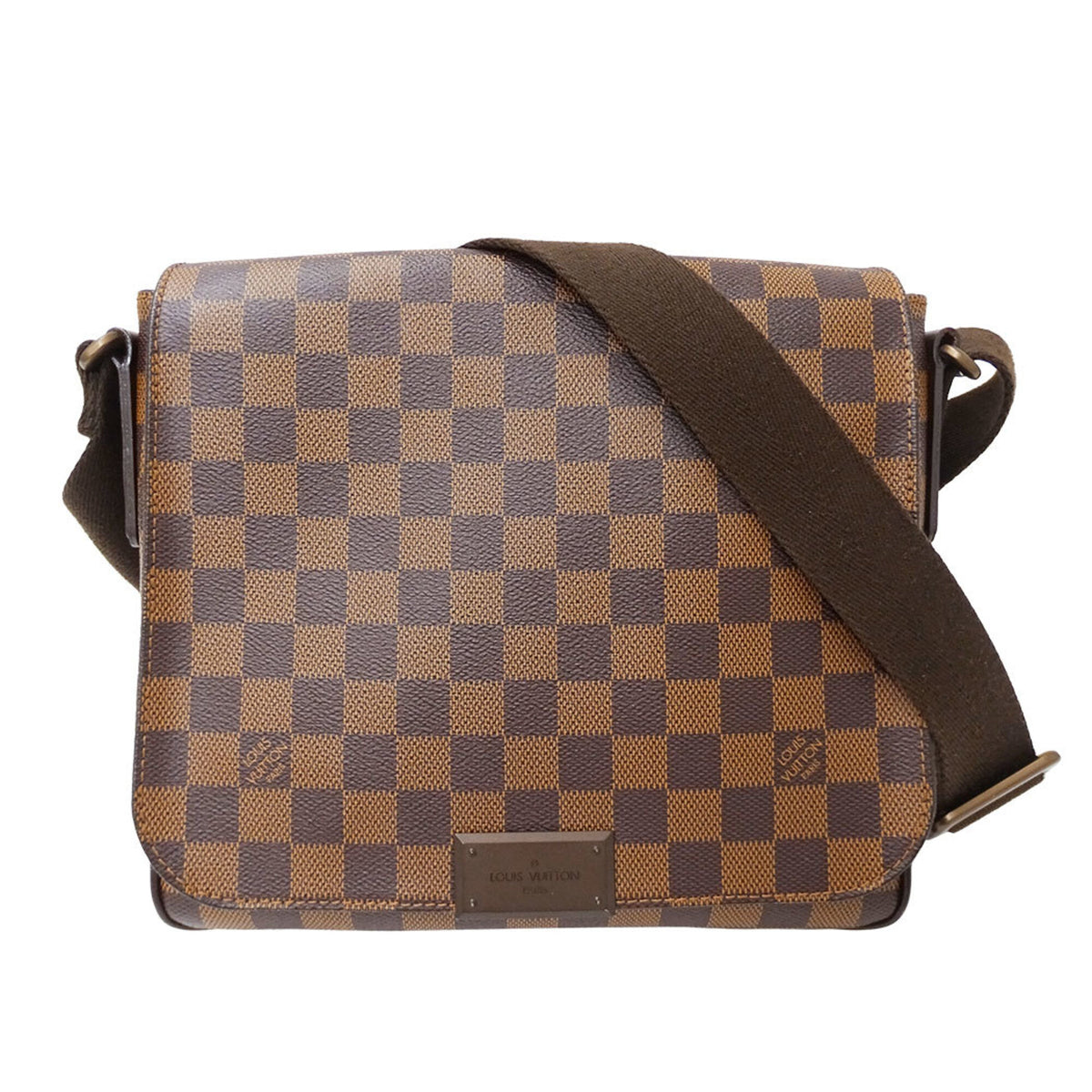 Louis Vuitton Damier Brown Damier Canvas Shoulder Bag (Pre-Owned)