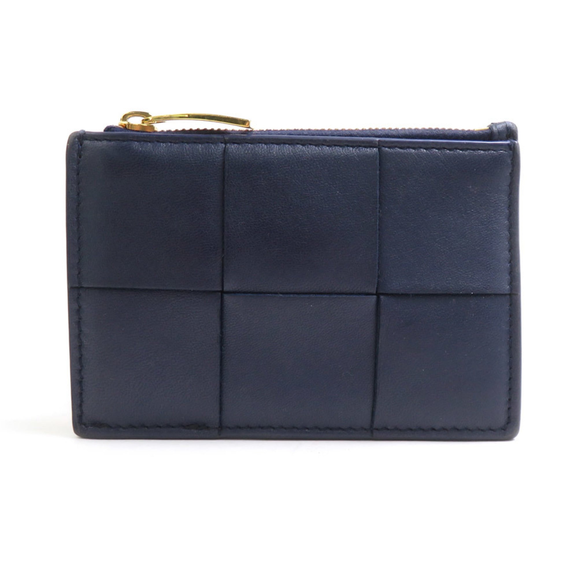 Bottega Veneta Purple Red Color Leather Coin Purse/Coin Case (Pre-Owned)