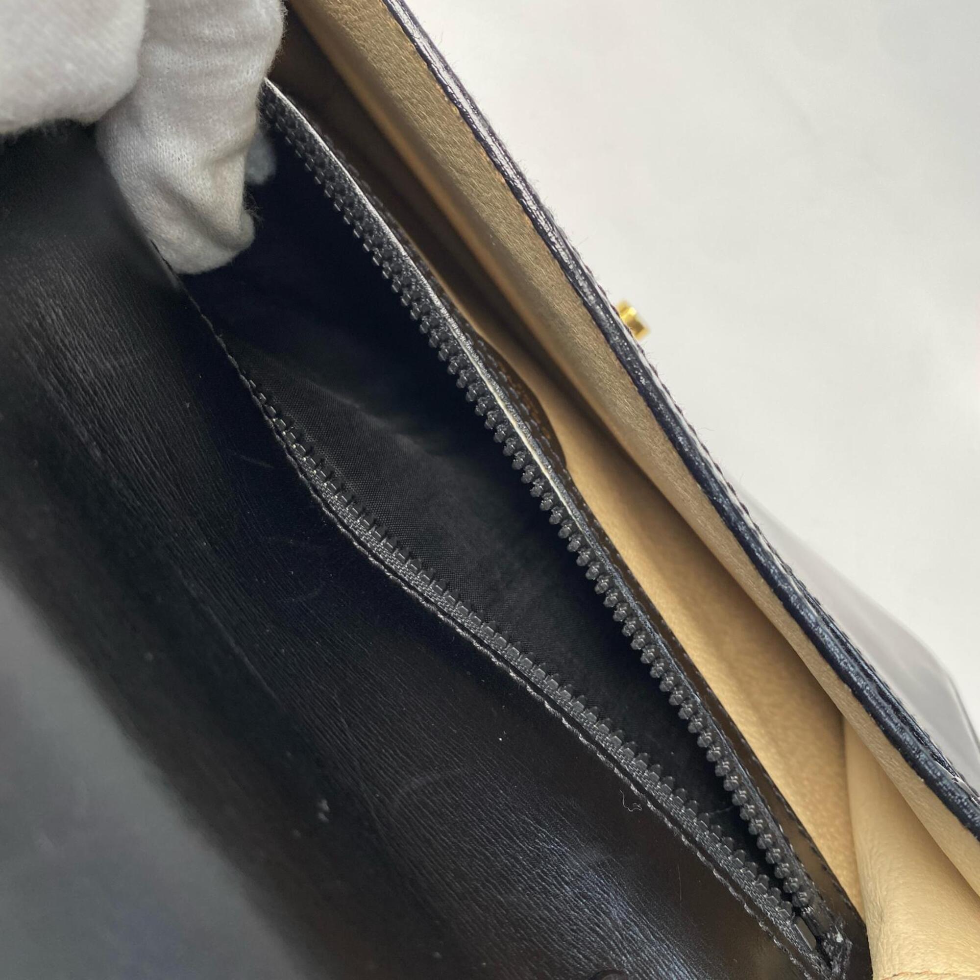 Celine Black Leather Clutch Bag (Pre-Owned)