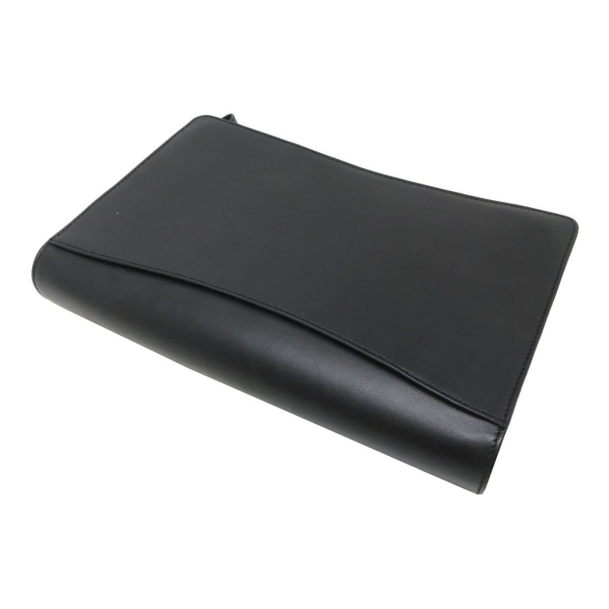 Dunhill Black Leather Clutch Bag (Pre-Owned)
