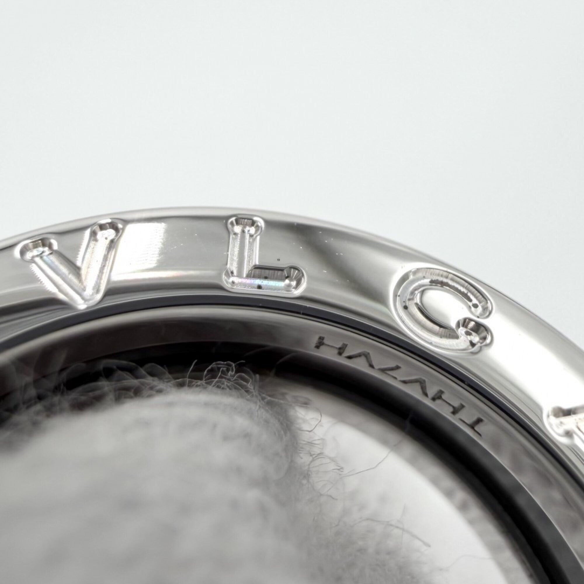 Bvlgari B.Zero1 Black Ceramic Band Ring (Pre-Owned)