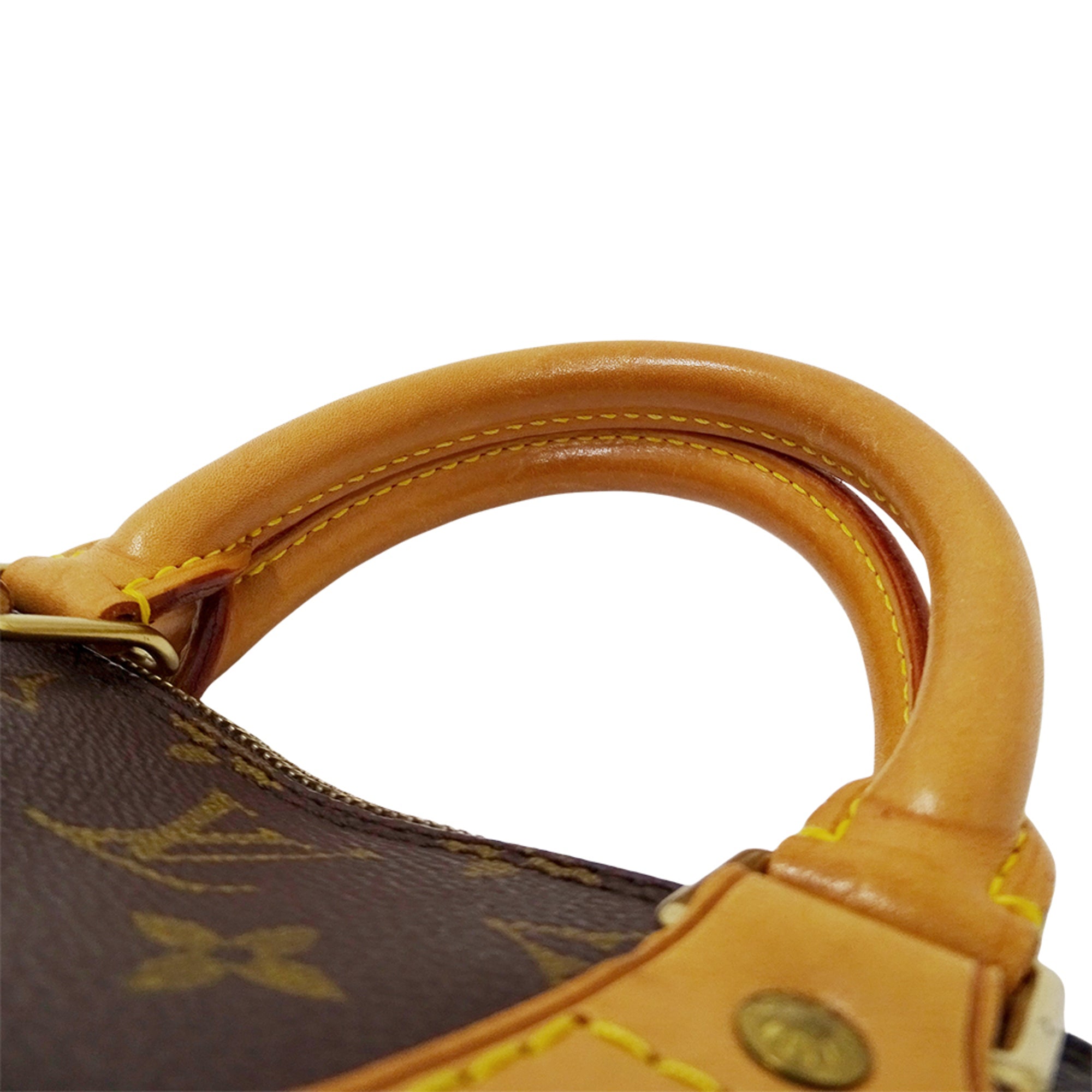 Louis Vuitton Brown Monogram Canvas Handbag (Pre-Owned)