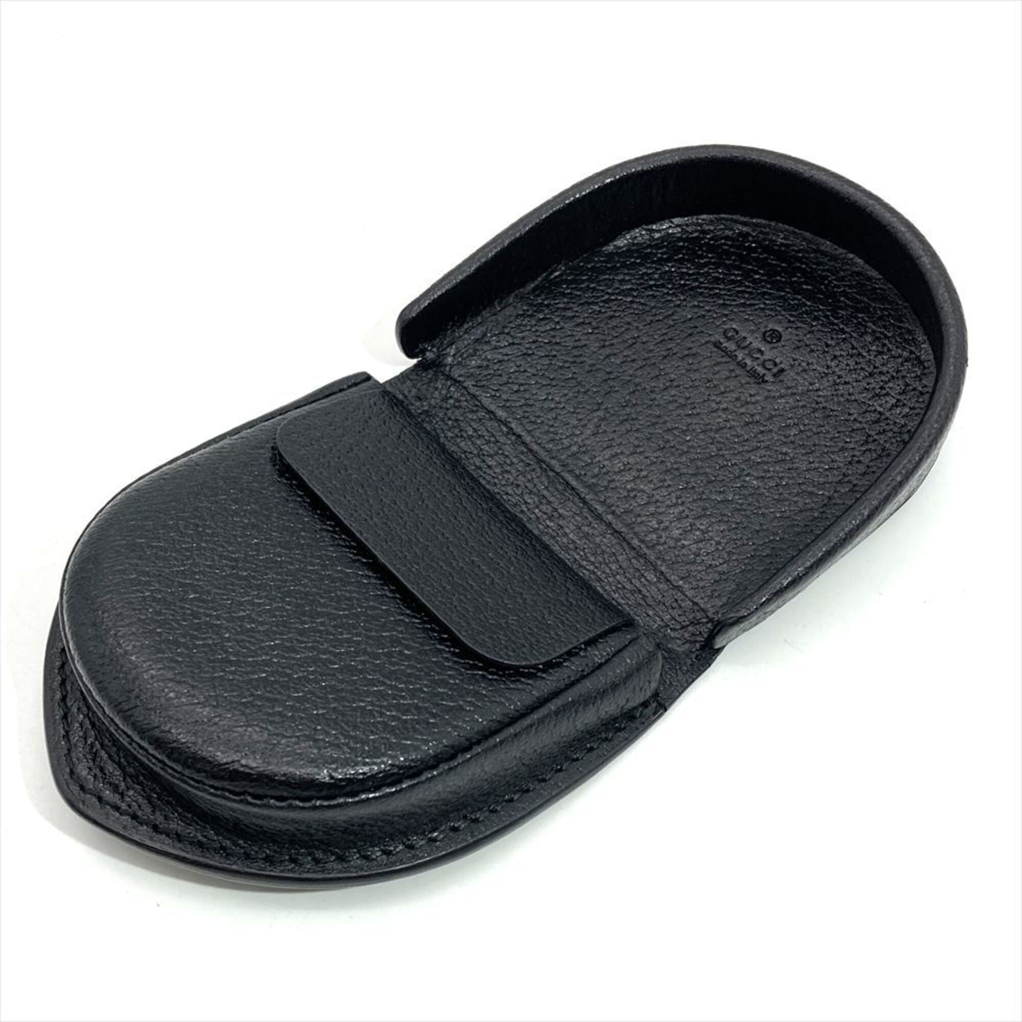 Gucci Black Leather Coin Purse/Coin Case (Pre-Owned)