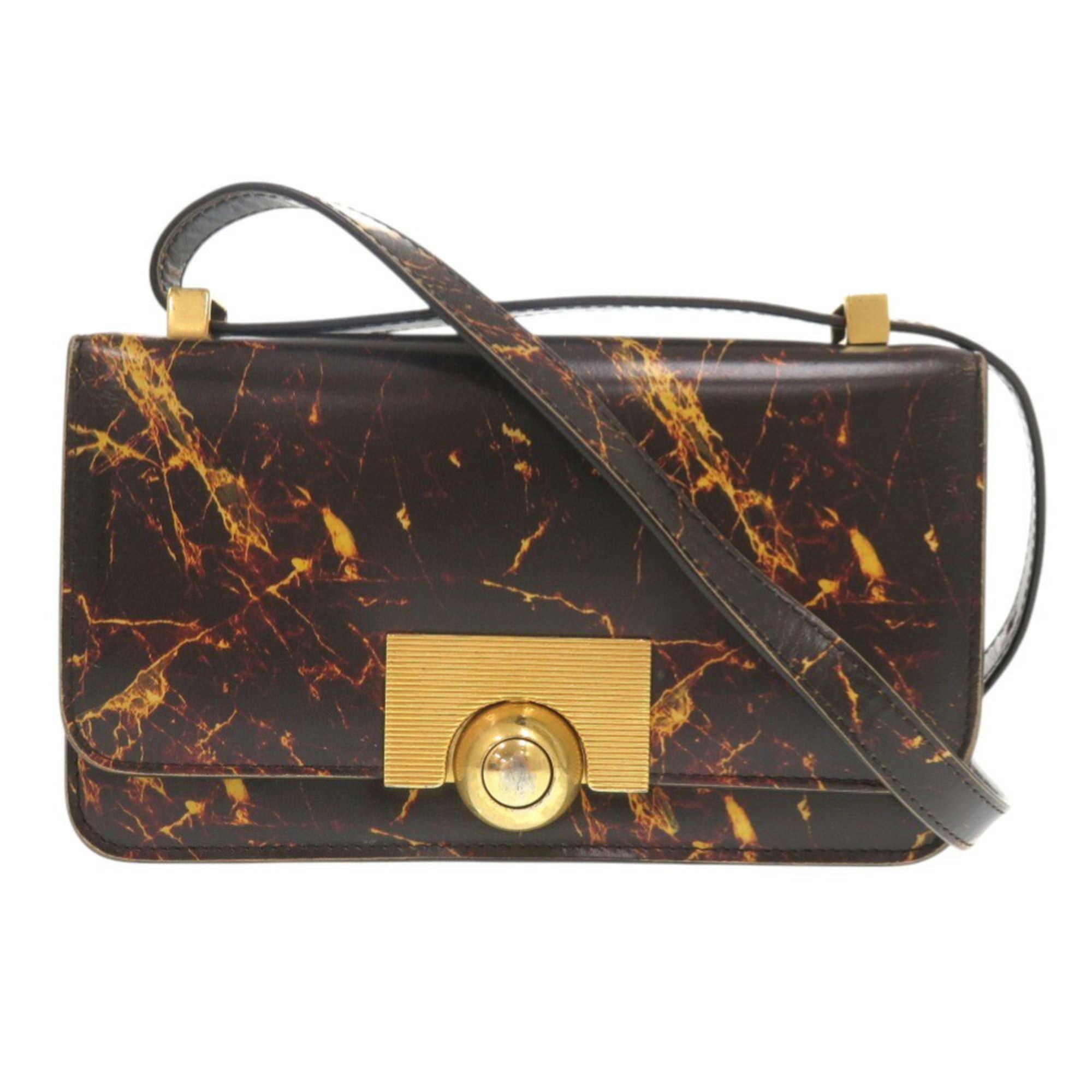 Bottega Veneta Brown Leather Shoulder Bag (Pre-Owned)