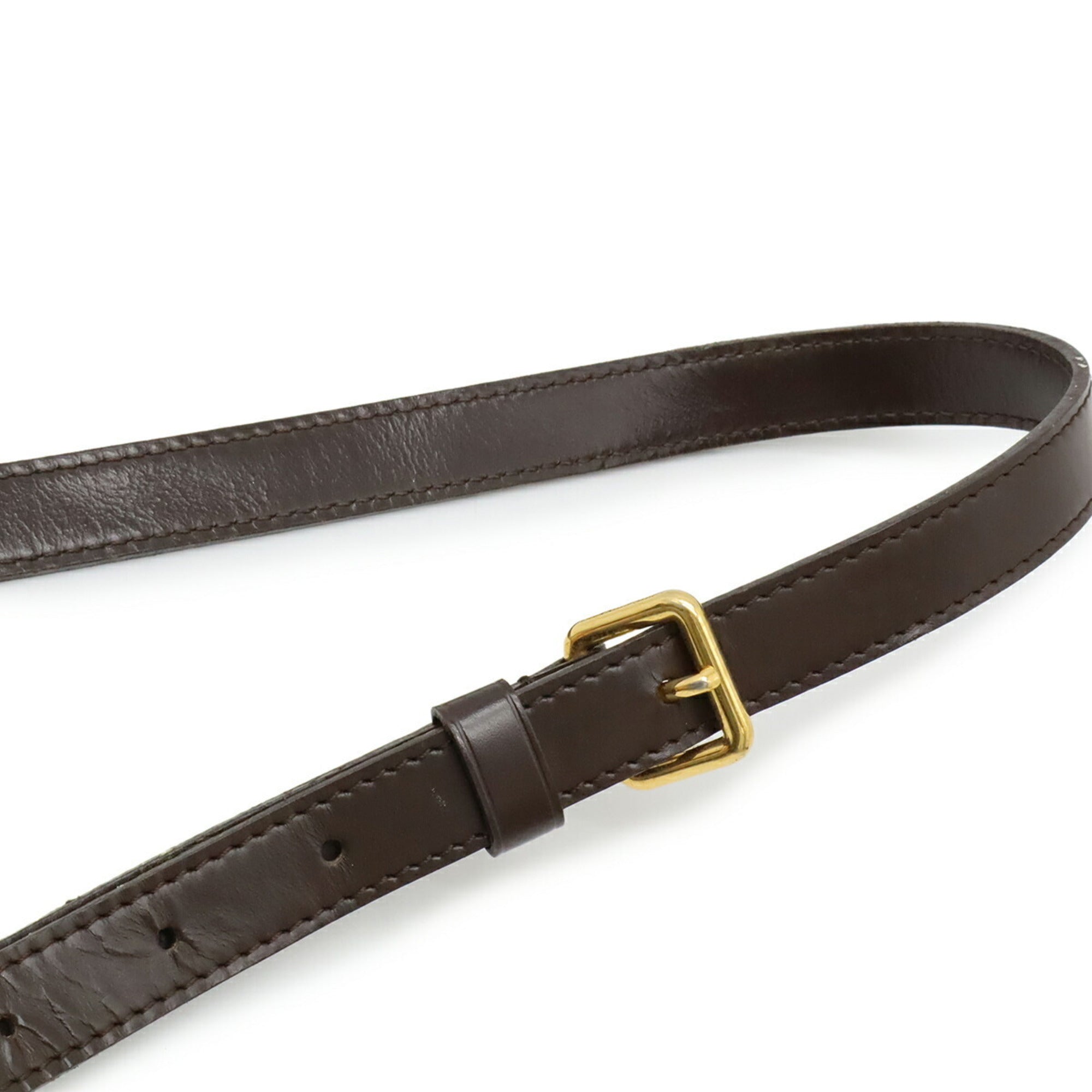 Louis Vuitton Brown Pvc Shoulder Bag (Pre-Owned)