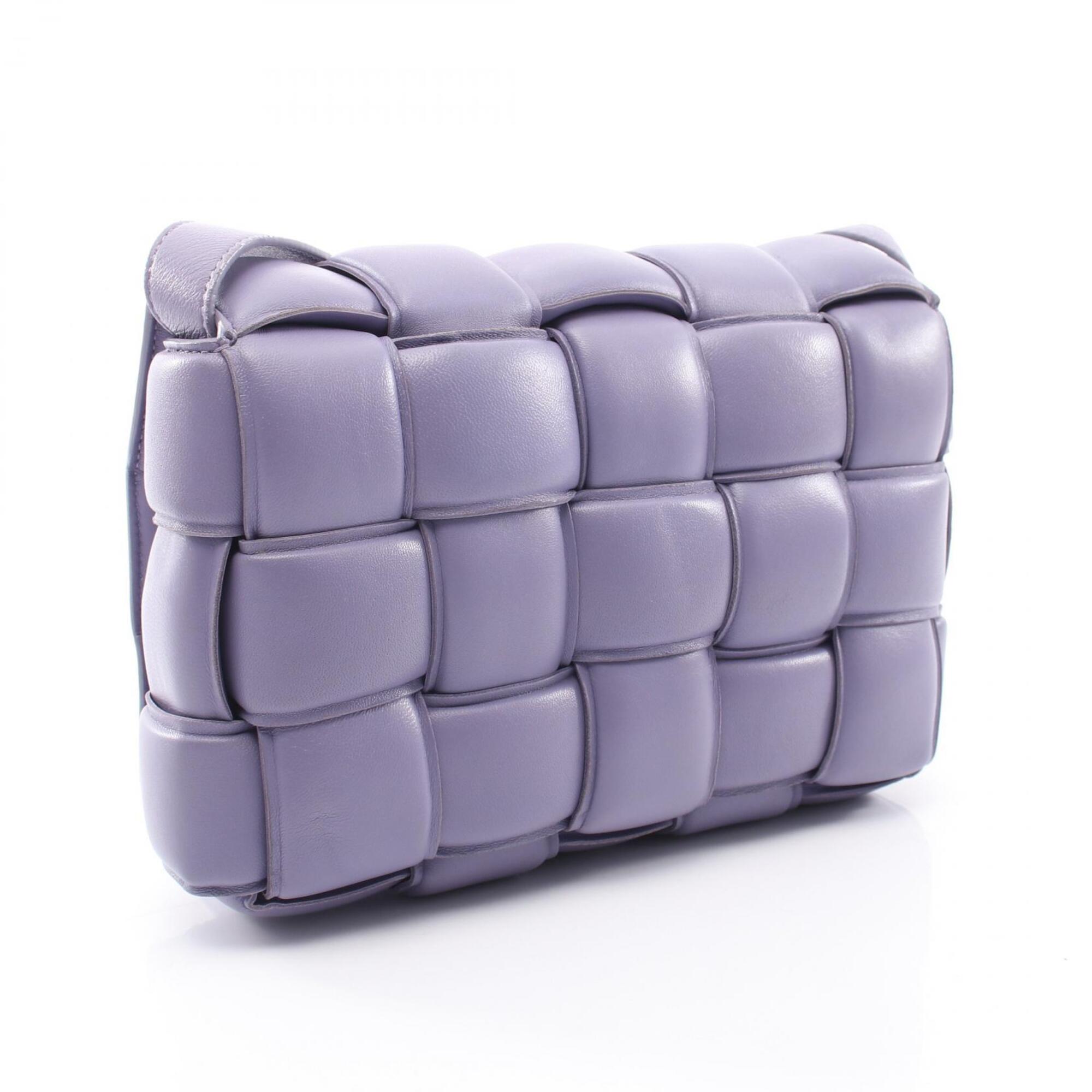 Bottega Veneta Purple Intrecciato Handbag Shoulder Bag (Pre-Owned)