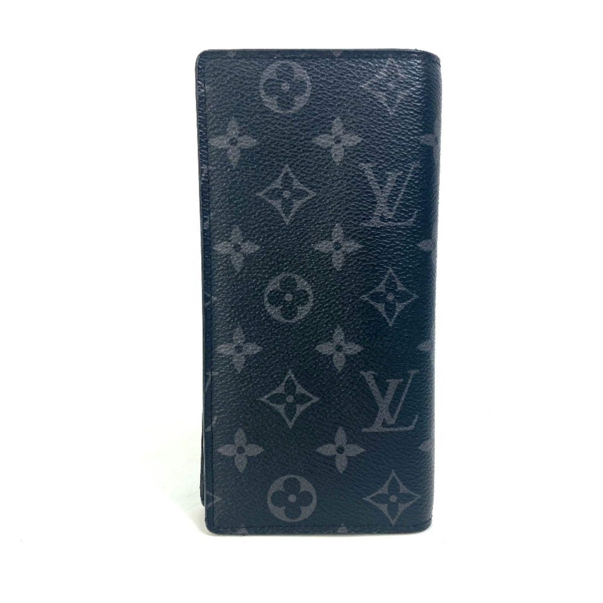 Louis Vuitton Monogram Eclipse Black Monogram Eclipse Long Wallet (Bi-Fold) (Pre-Owned)