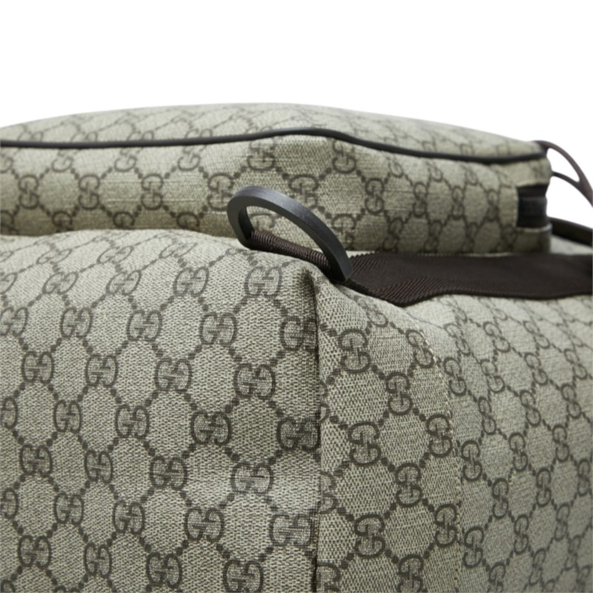 Gucci Beige Brown Pvc Leather Backpack (Pre-Owned)