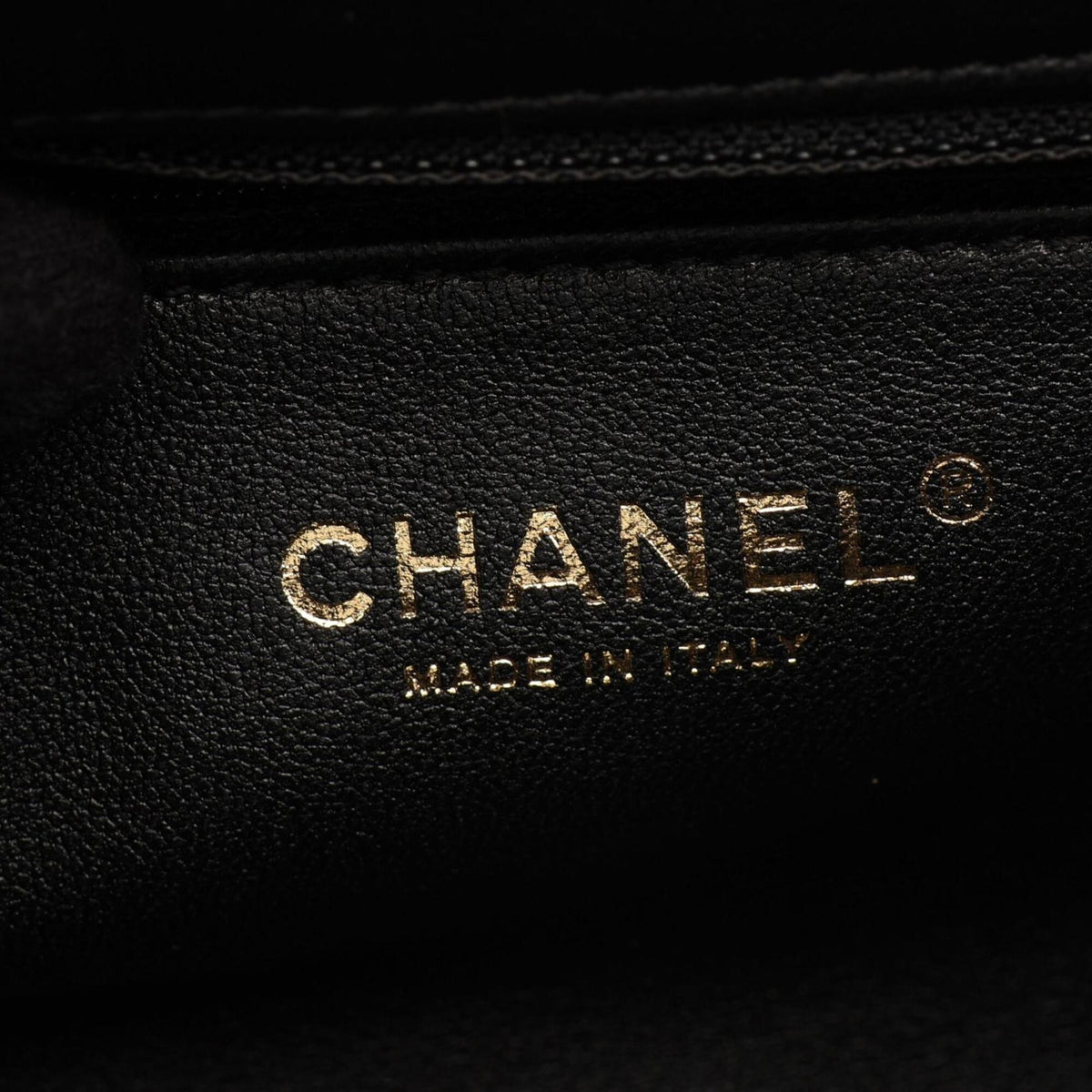 Chanel Black Leather Handbag Shoulder Bag (Pre-Owned)