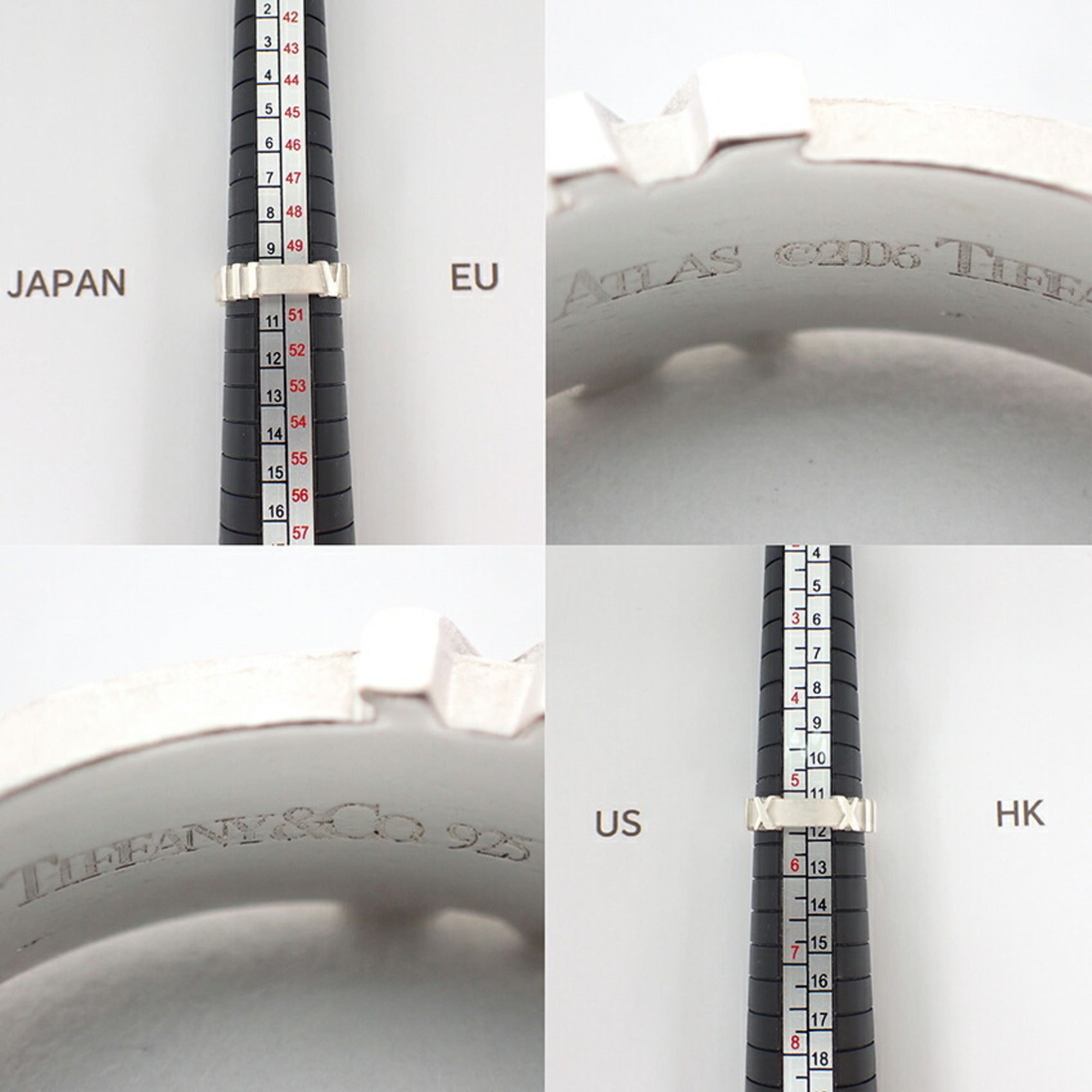 Tiffany Sterling Silver 925 Band Ring (Pre-Owned)