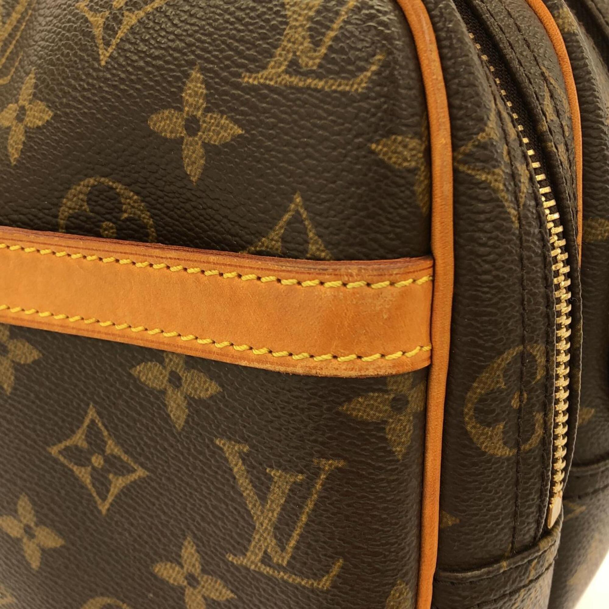 Louis Vuitton Monogram Marron Coated Canvas Shoulder Bag (Pre-Owned)