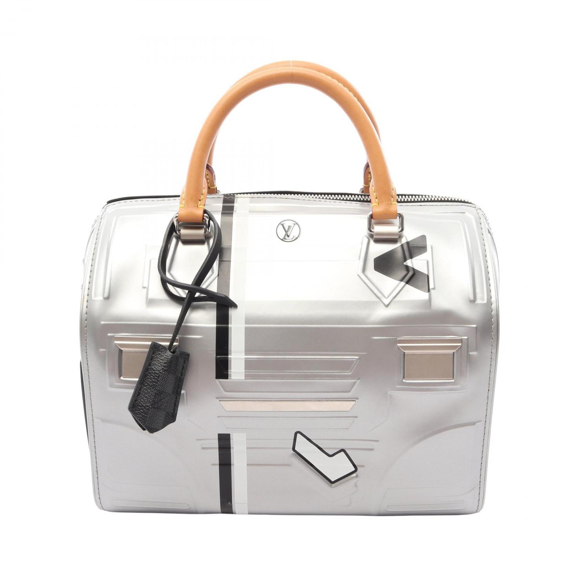 Louis Vuitton Multi-Color Silver Leather Handbag (Pre-Owned)