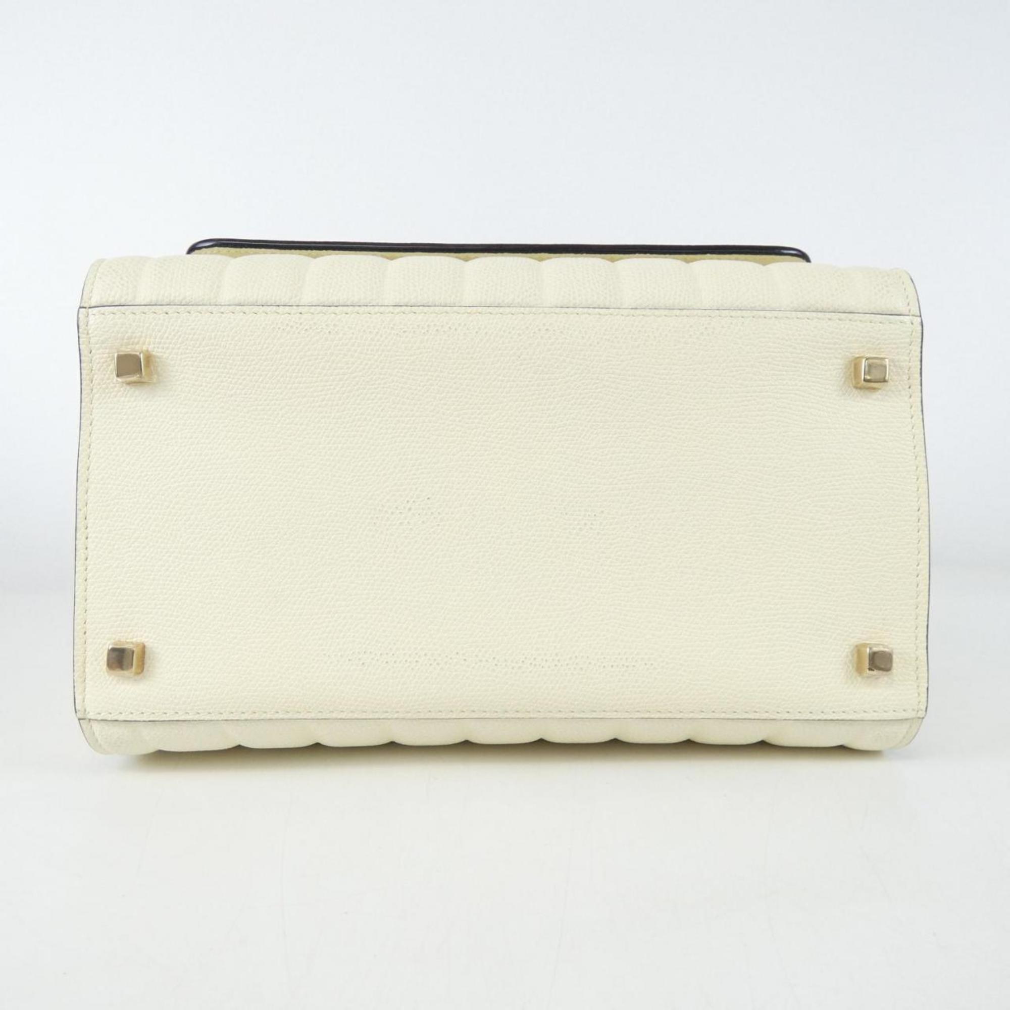 Valextra White Handbag (Pre-Owned)