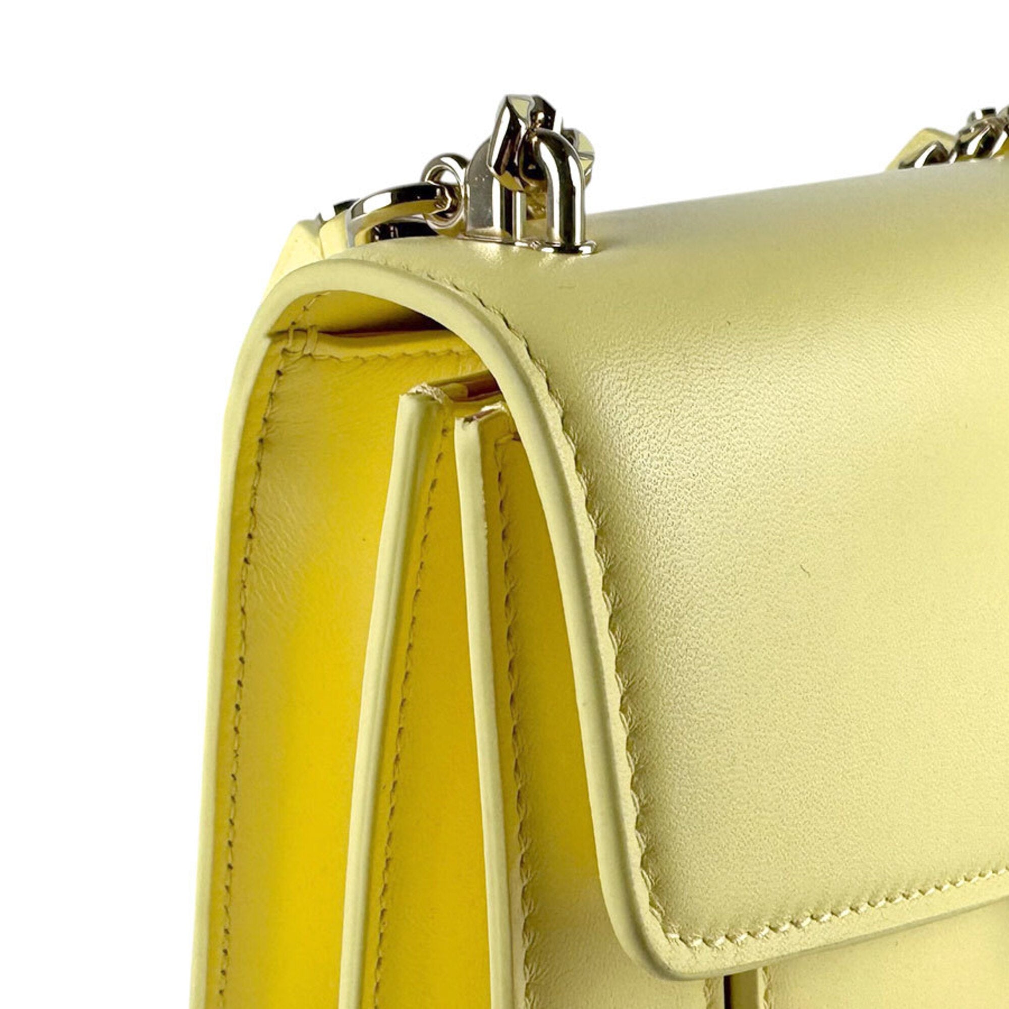 Bvlgari Yellow Leather Shoulder Bag (Pre-Owned)