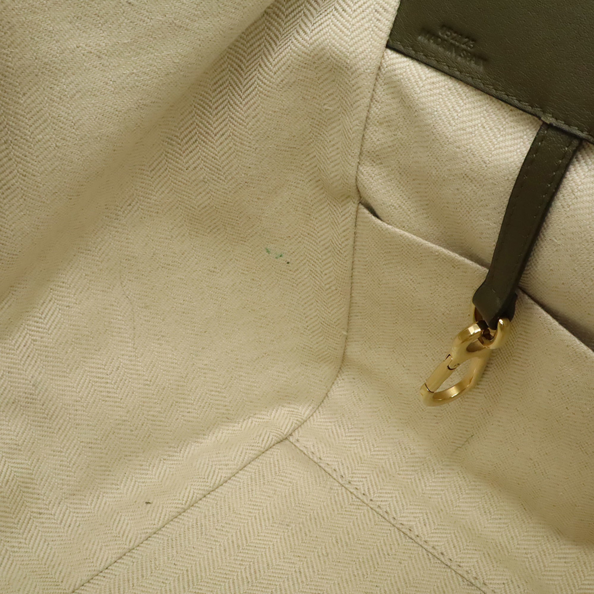 Loewe Beige Khaki White Leather Handbag Shoulder Bag (Pre-Owned)