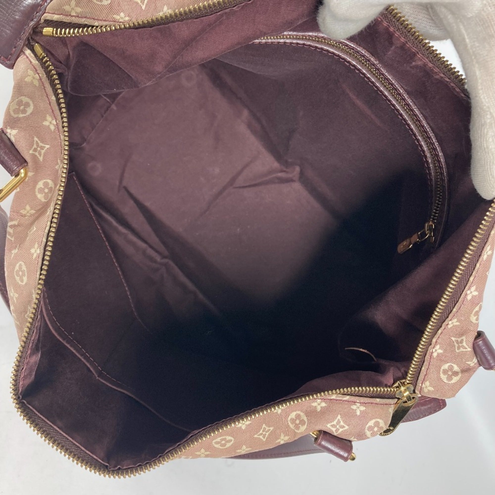 Louis Vuitton Red Color Sepia Monogram Idylle Shoulder Bag Tote Bag (Pre-Owned)