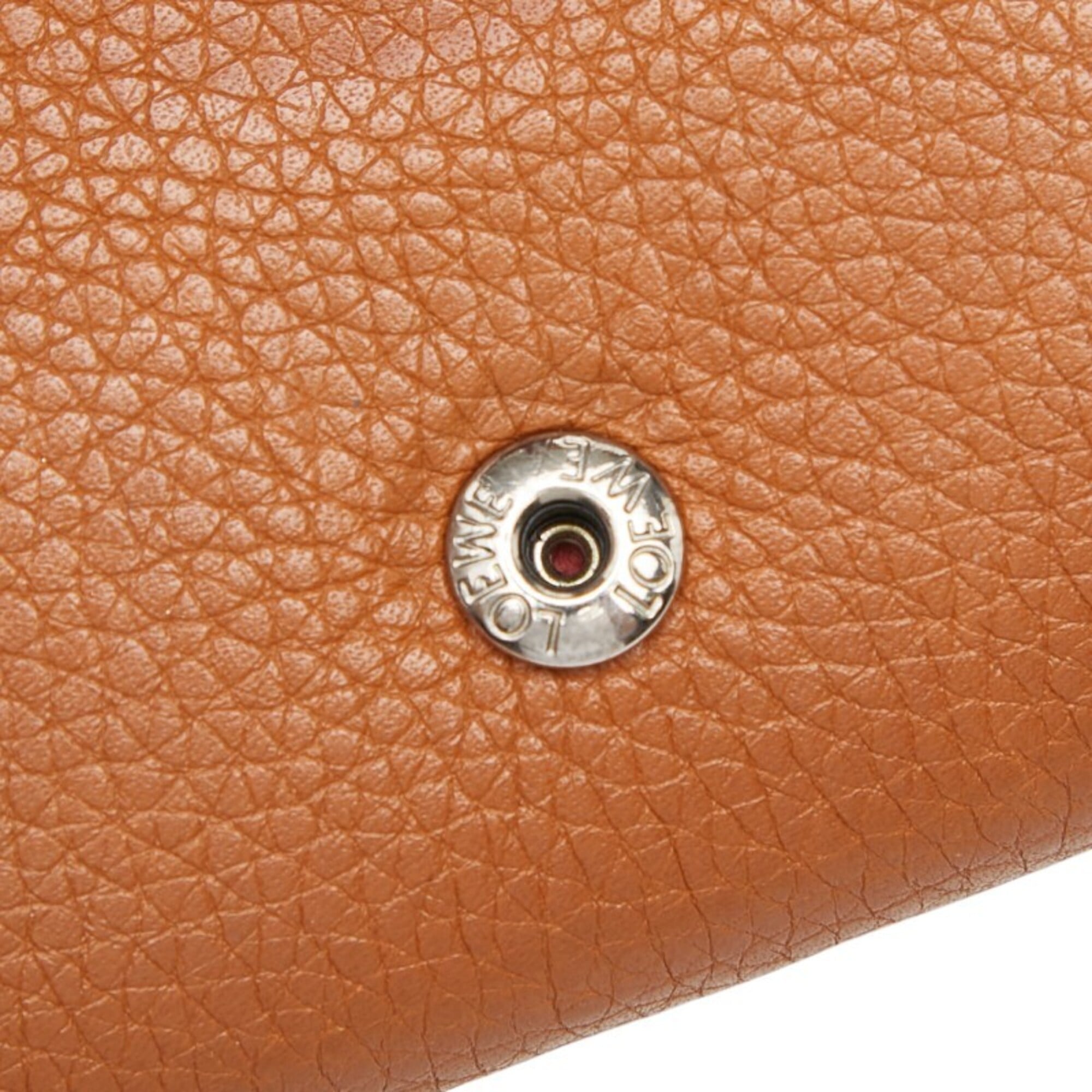 Loewe Brown Leather Wallet (Tri-Fold) (Pre-Owned)