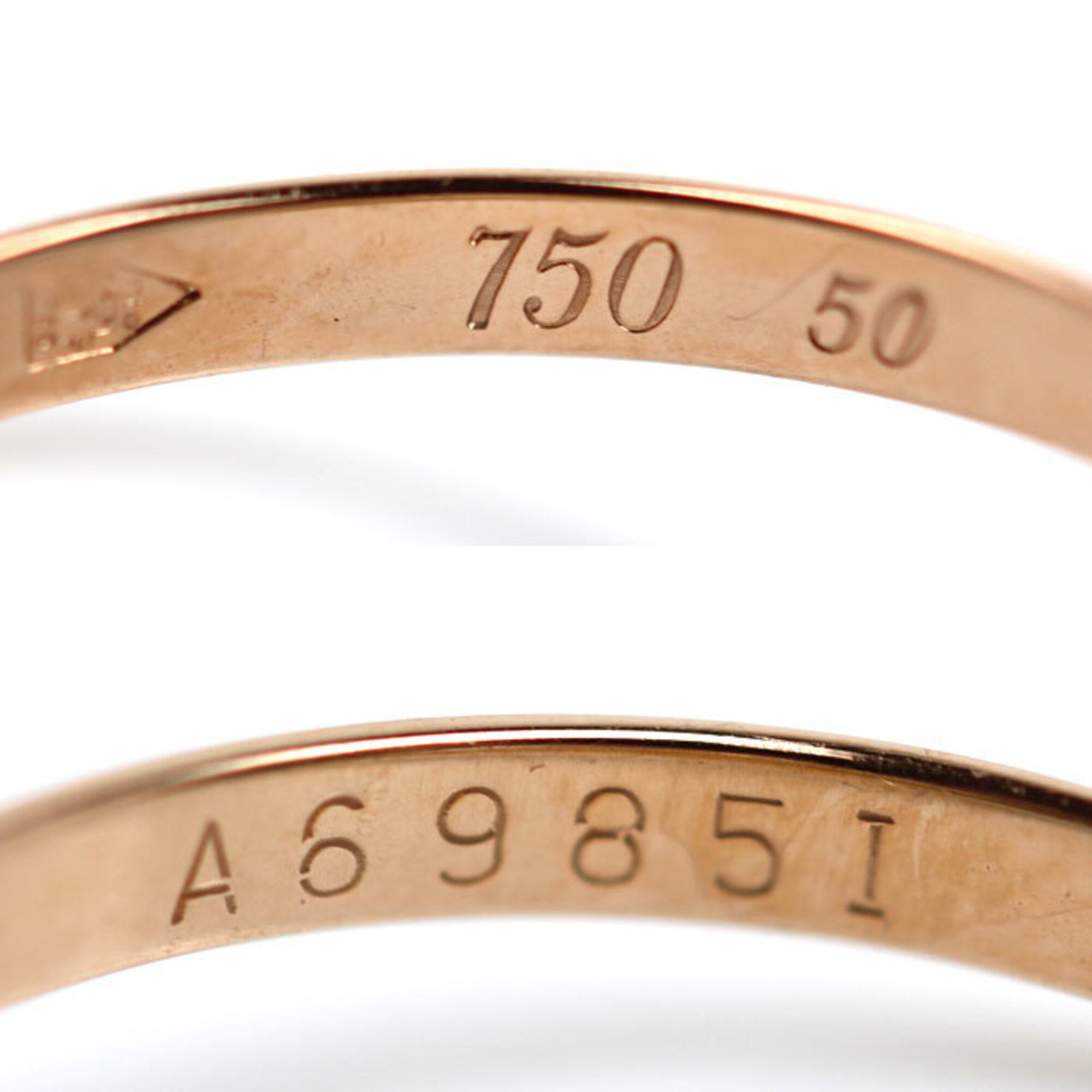 Cartier Yellow Gold (18K) Pink Gold (18K) White Gold (18K) Band Ring (Pre-Owned)