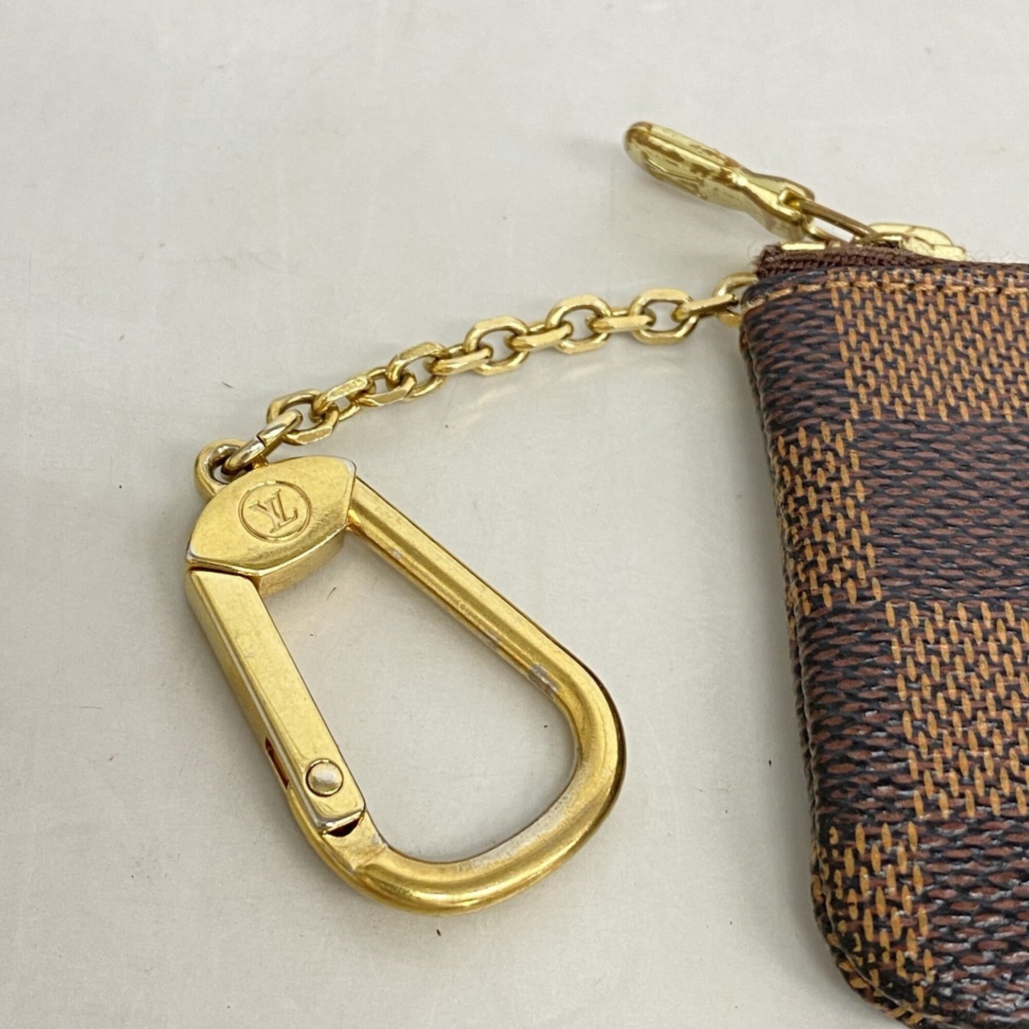 Louis Vuitton Ebene Coin Purse/Coin Case (Pre-Owned)