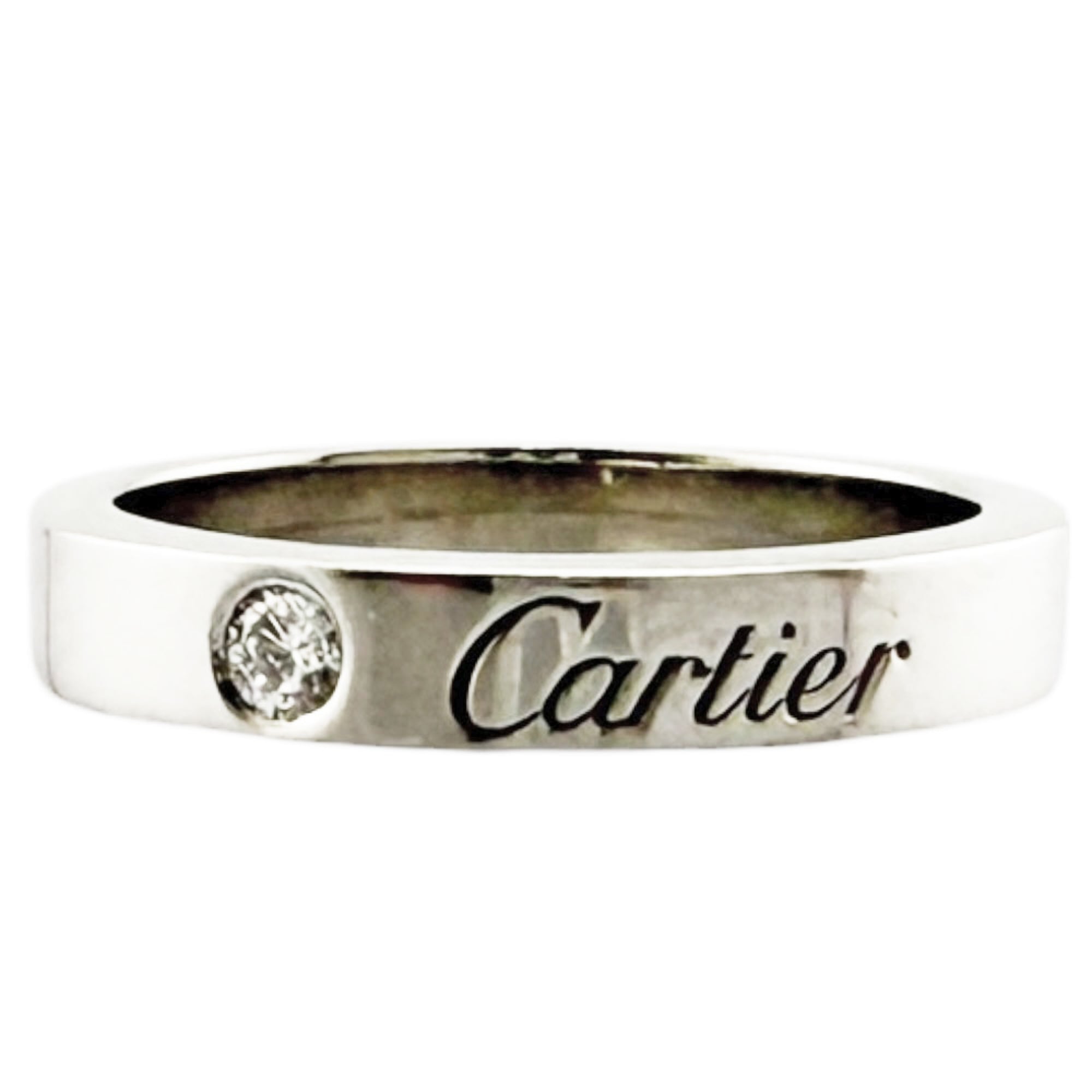 Cartier Platinum 950 Band Ring (Pre-Owned)