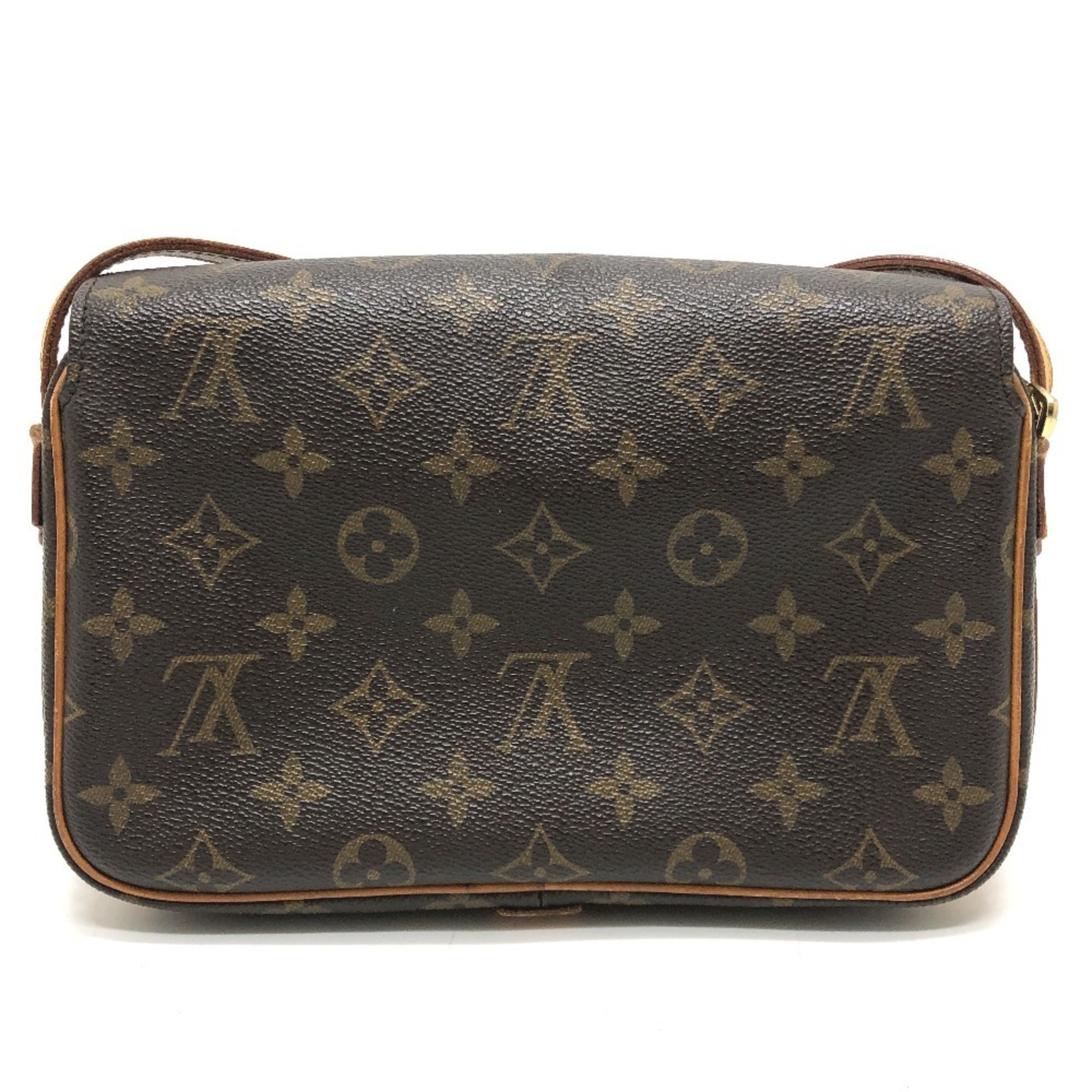 Louis Vuitton Brown Monogram Canvas Pochette Shoulder Bag (Pre-Owned)