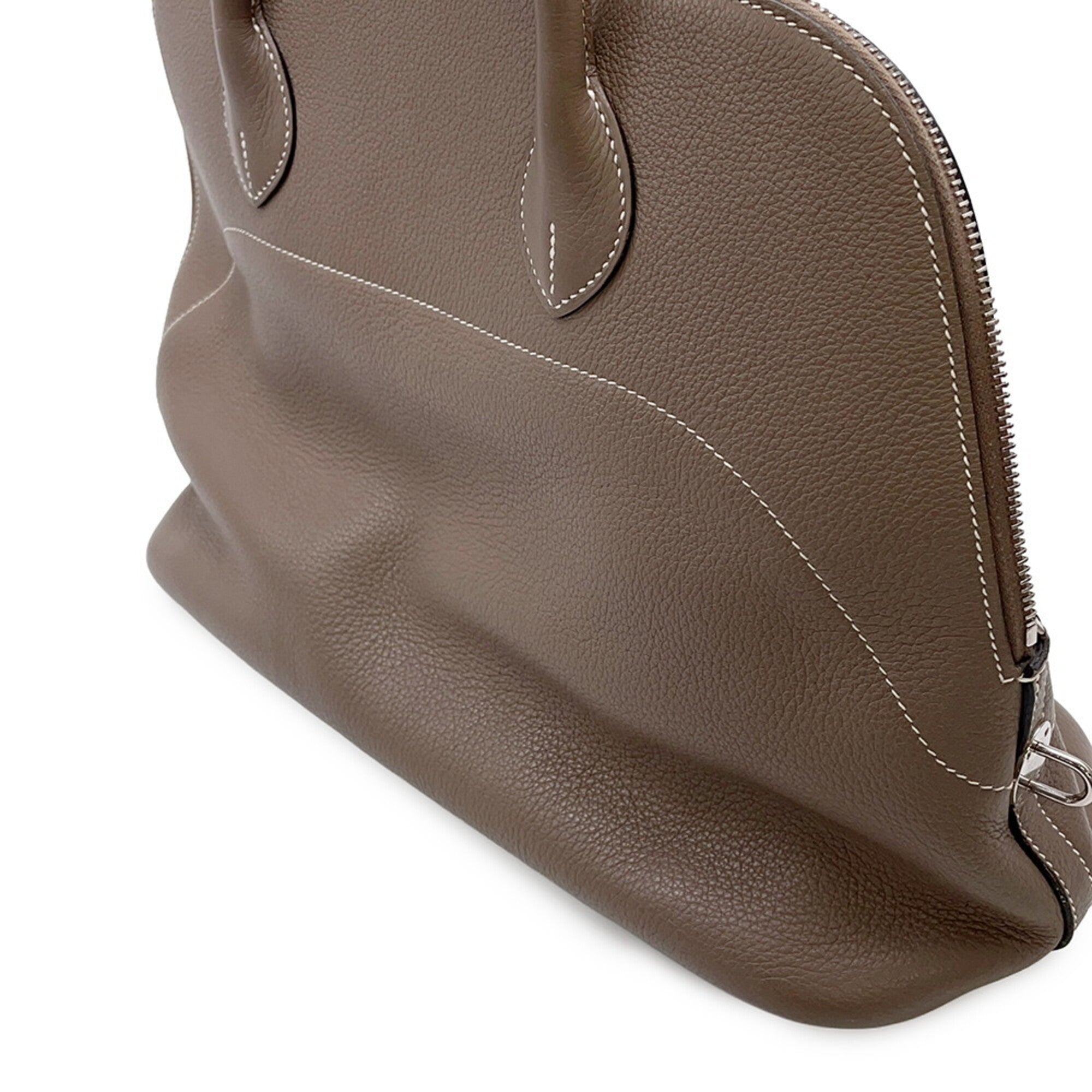 Hermes Etoupe Gray Handbag (Pre-Owned)