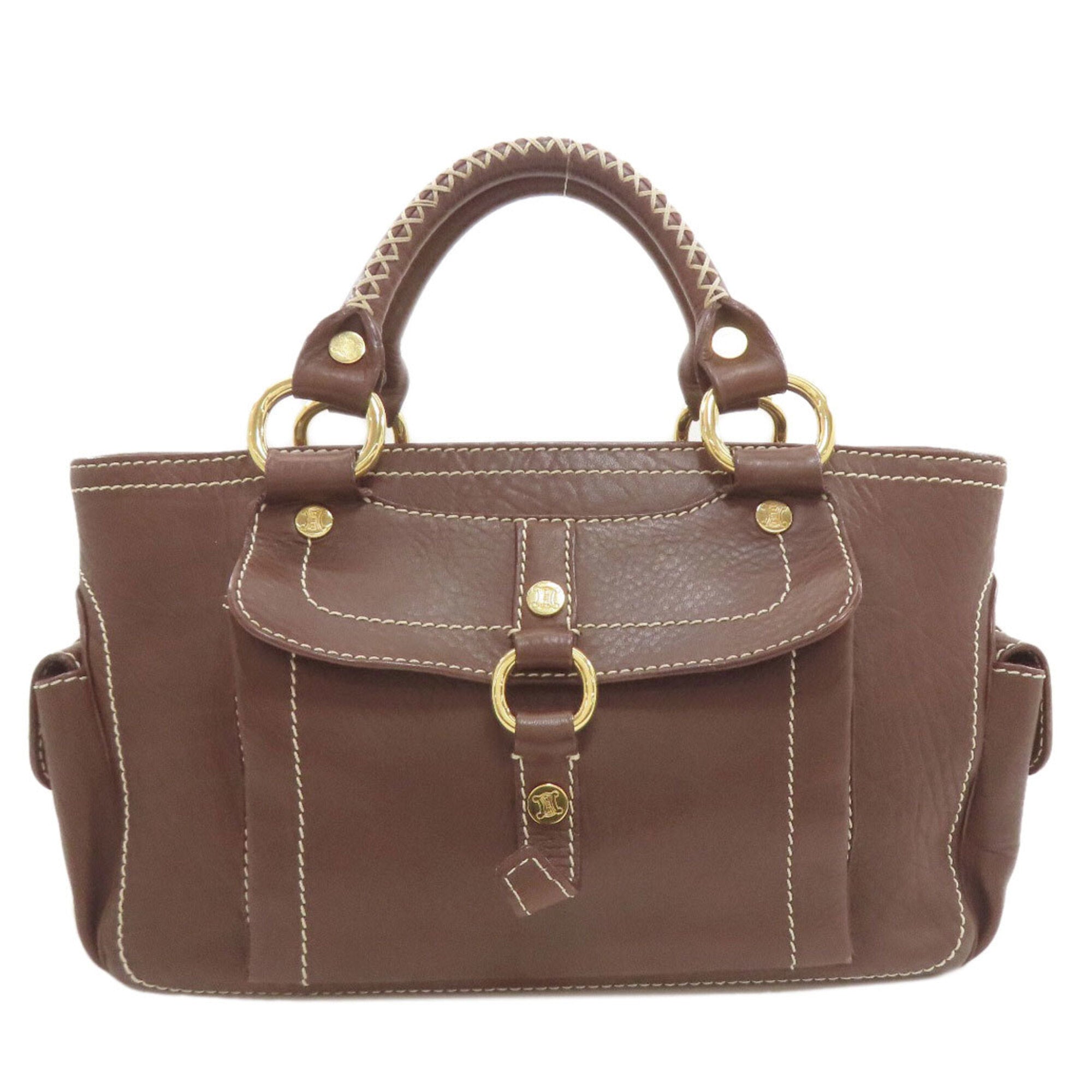 Celine Brown Leather Handbag (Pre-Owned)