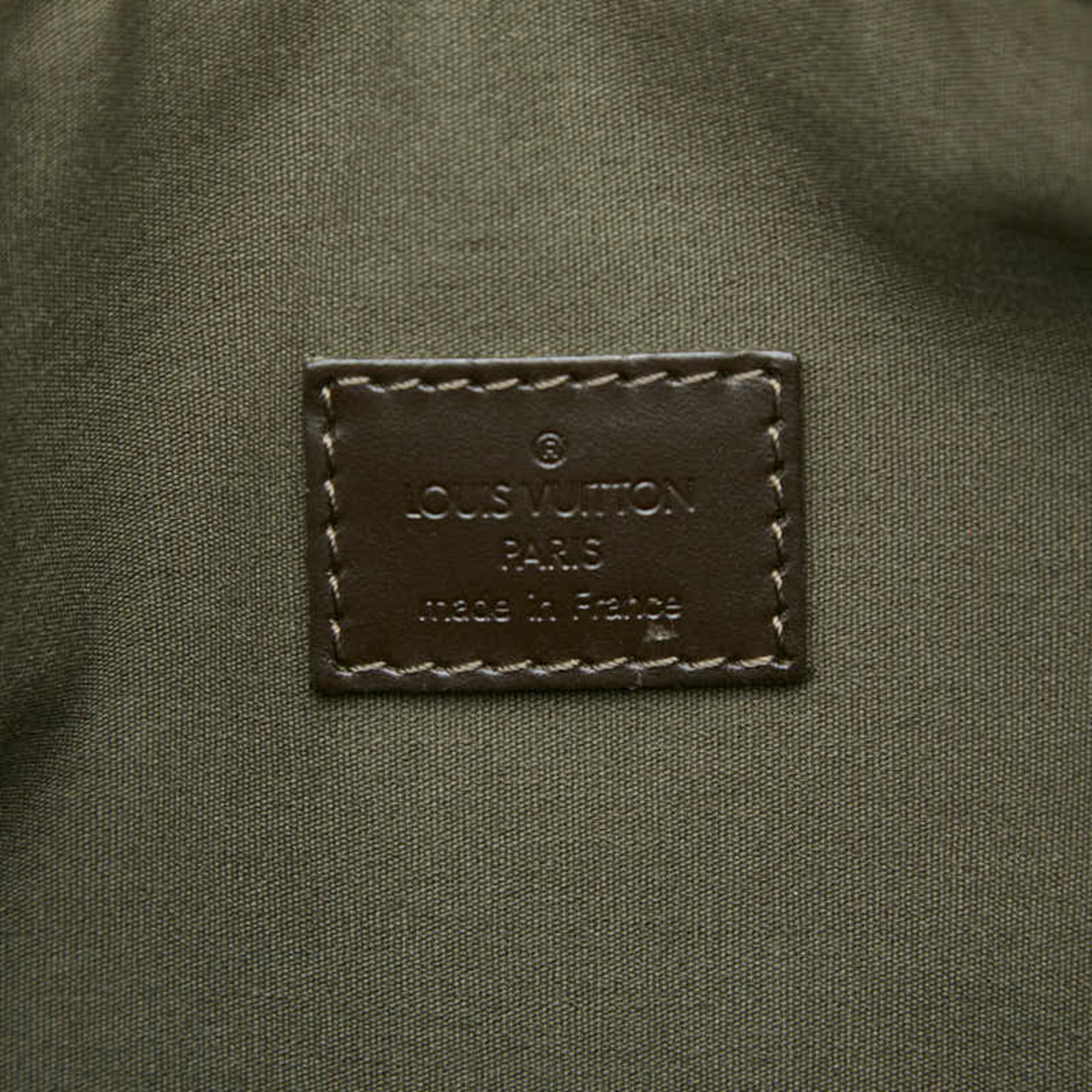 Louis Vuitton Green Tst Khaki Canvas Leather Shoulder Bag Tote Bag (Pre-Owned)