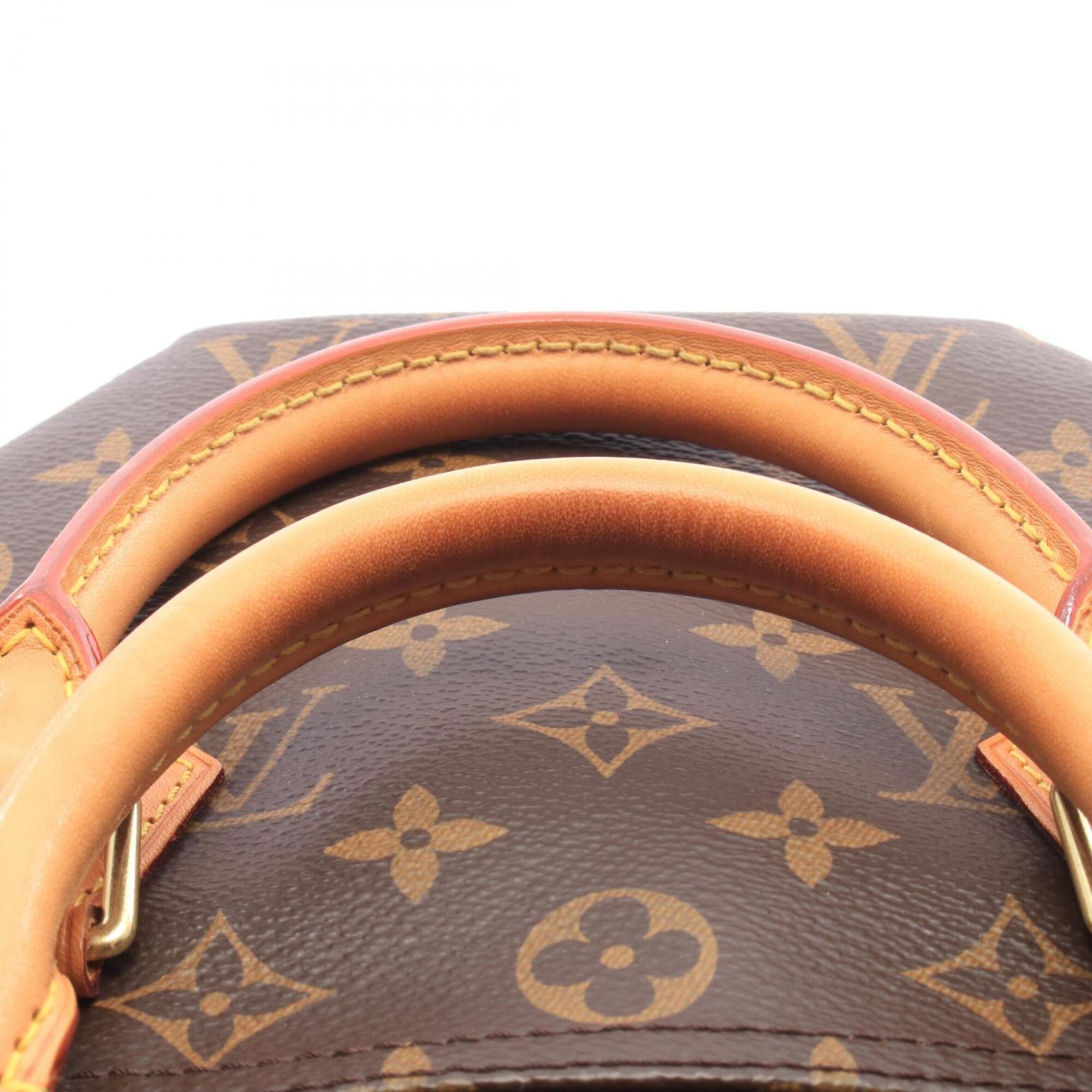 Louis Vuitton Brown Coated Canvas Leather Handbag (Pre-Owned)