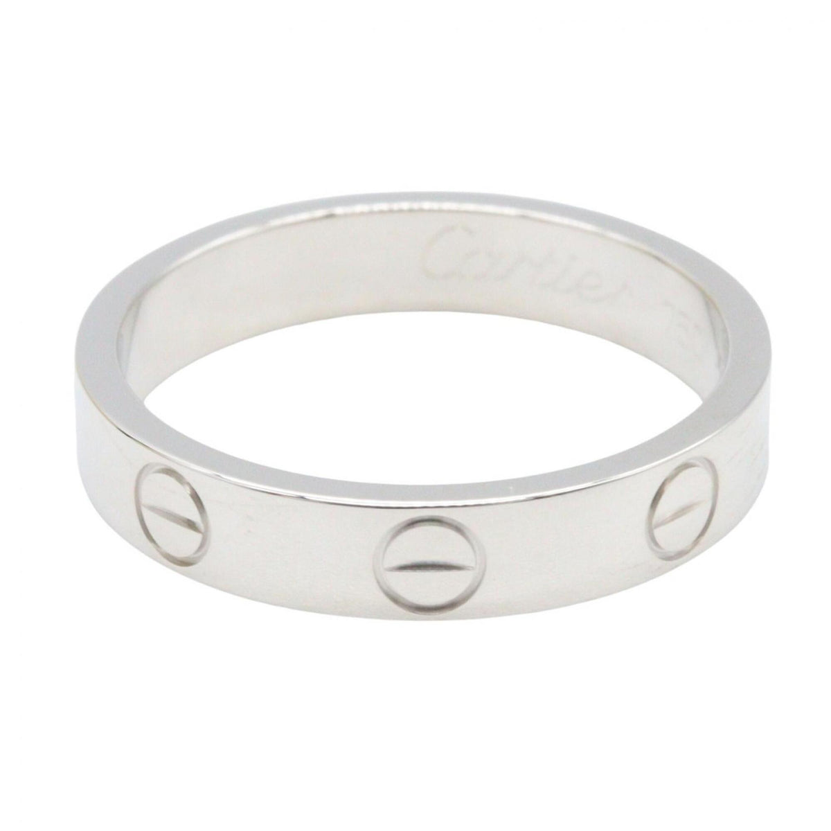 Cartier Silver White Gold (18K) Band Ring (Pre-Owned)