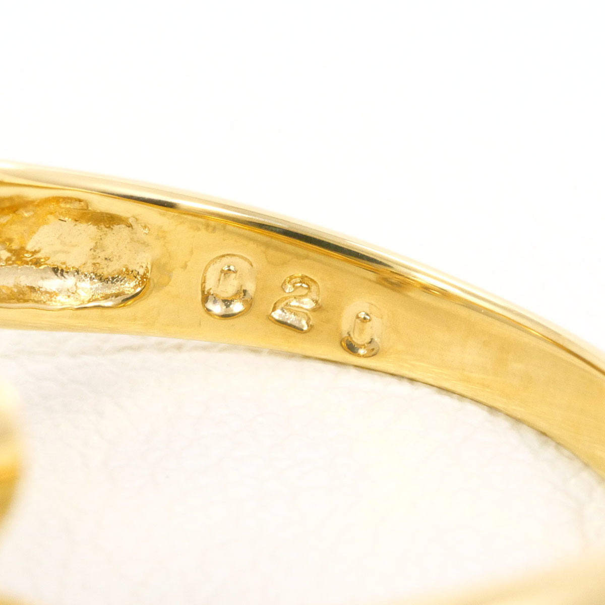 Unbranded Brown Yellow Gold Yellow Gold (18K) Band Ring (Pre-Owned)
