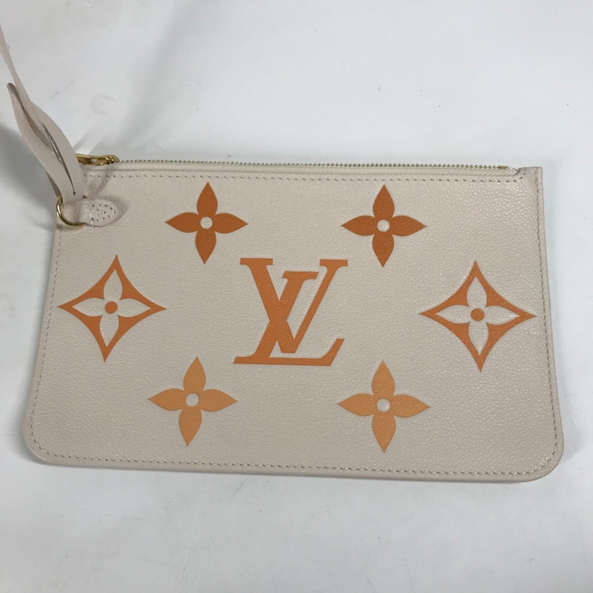 Louis Vuitton Beige Monogram Empreinte Pouch Shoulder Bag Tote Bag (Pre-Owned)