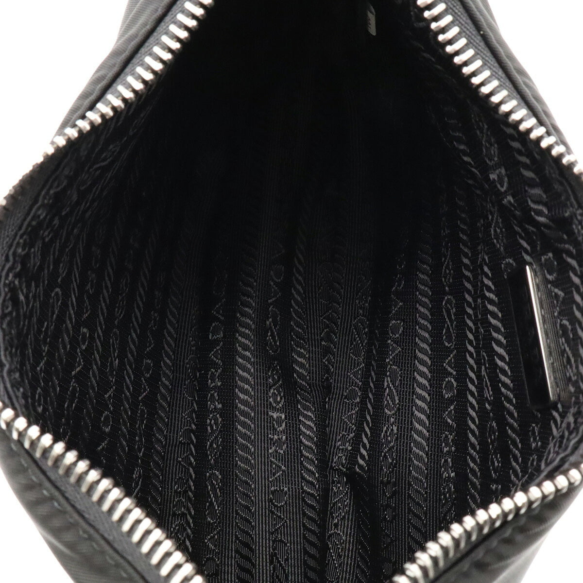 Prada Black Nero Nylon Handbag Pouch Shoulder Bag (Pre-Owned)