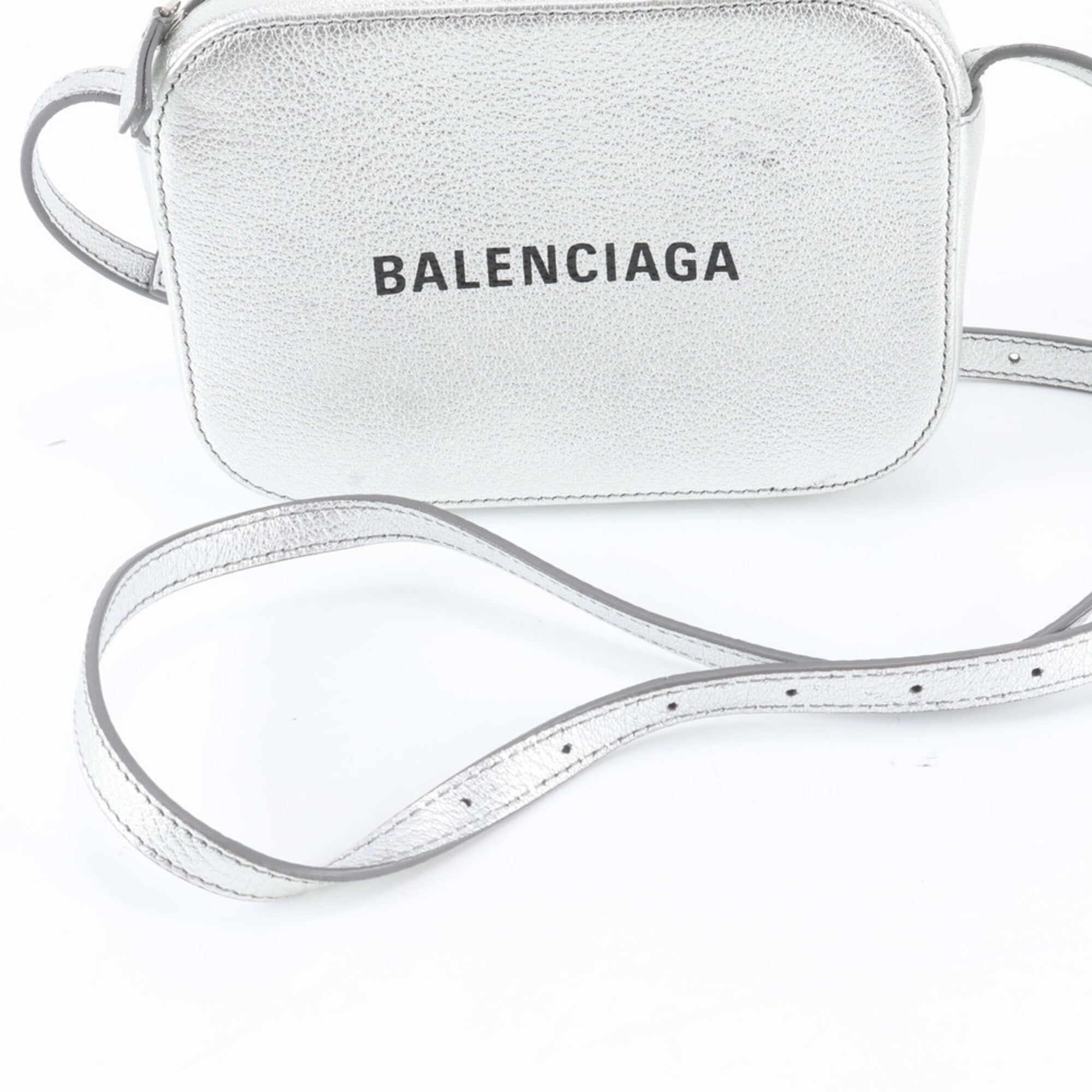 Balenciaga Silver Leather Shoulder Bag (Pre-Owned)
