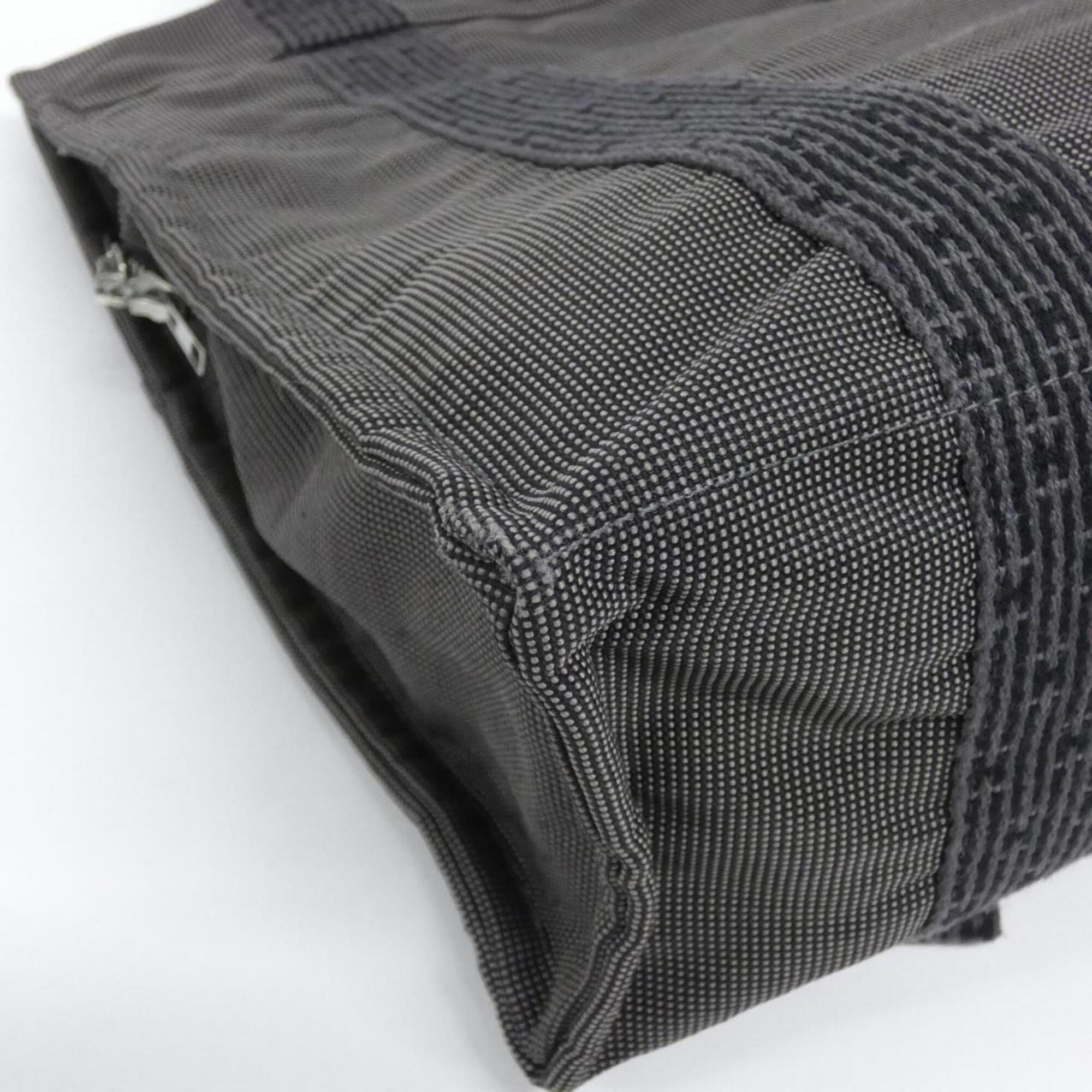 Hermes Black Canvas Backpack (Pre-Owned)